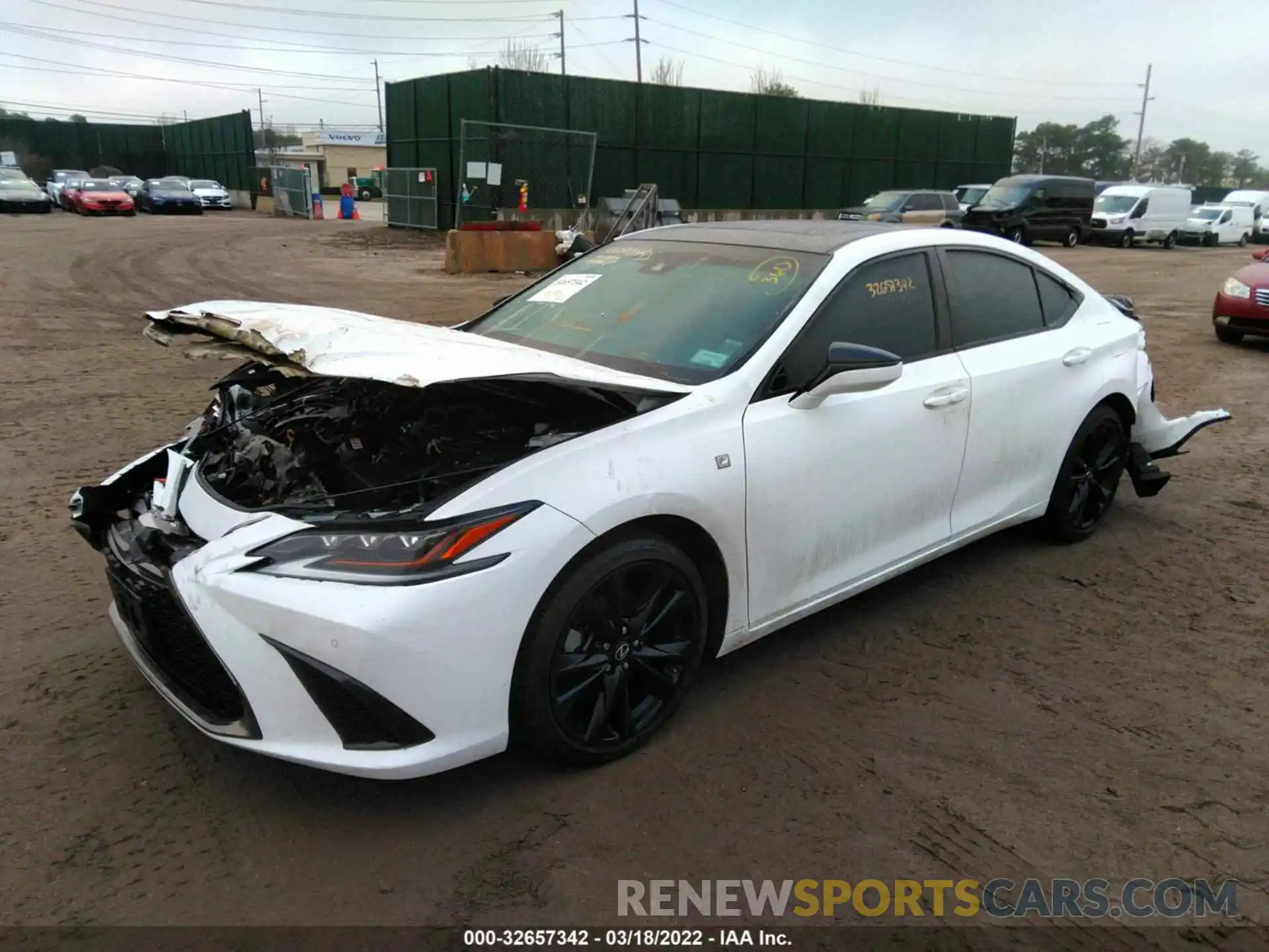 2 Photograph of a damaged car 58ABZ1B19KU036683 LEXUS ES 2019