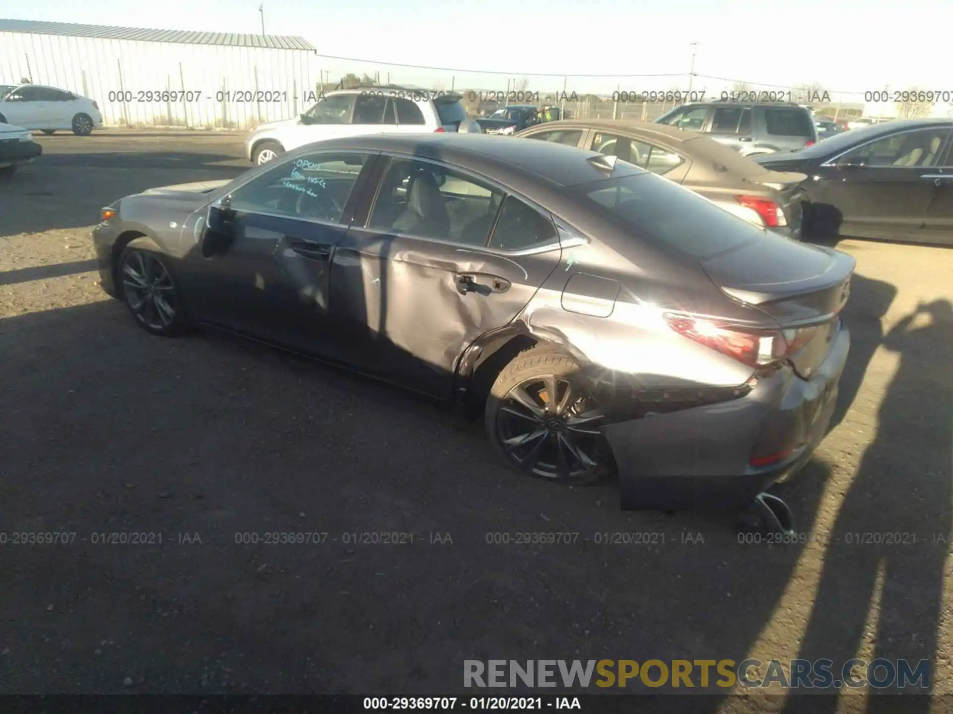 3 Photograph of a damaged car 58ABZ1B1XKU003868 LEXUS ES 2019