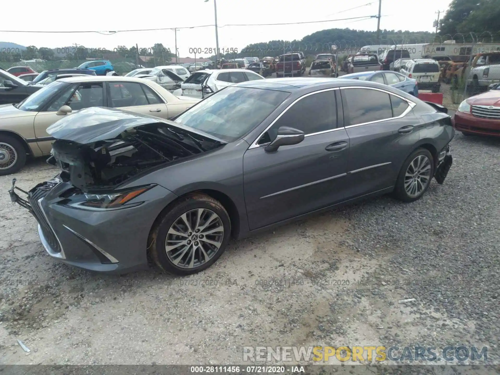 2 Photograph of a damaged car 58ABZ1B1XKU021898 LEXUS ES 2019