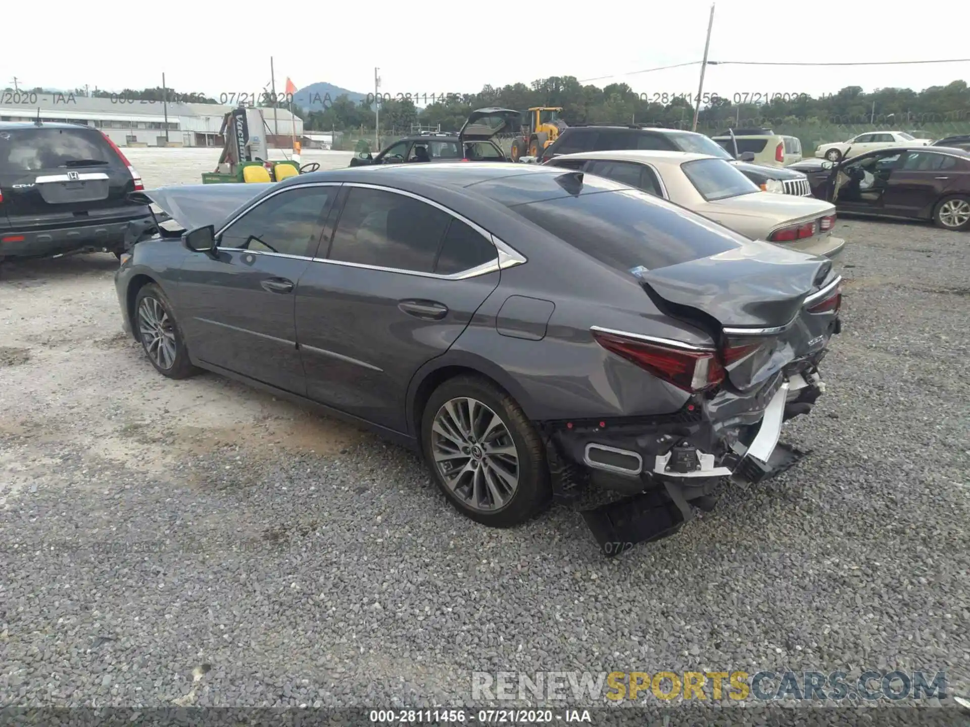 3 Photograph of a damaged car 58ABZ1B1XKU021898 LEXUS ES 2019