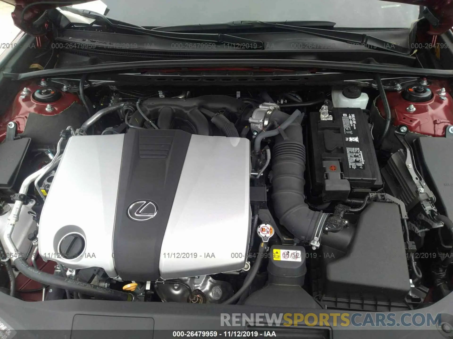 10 Photograph of a damaged car 58ABZ1B1XKU044548 LEXUS ES 2019