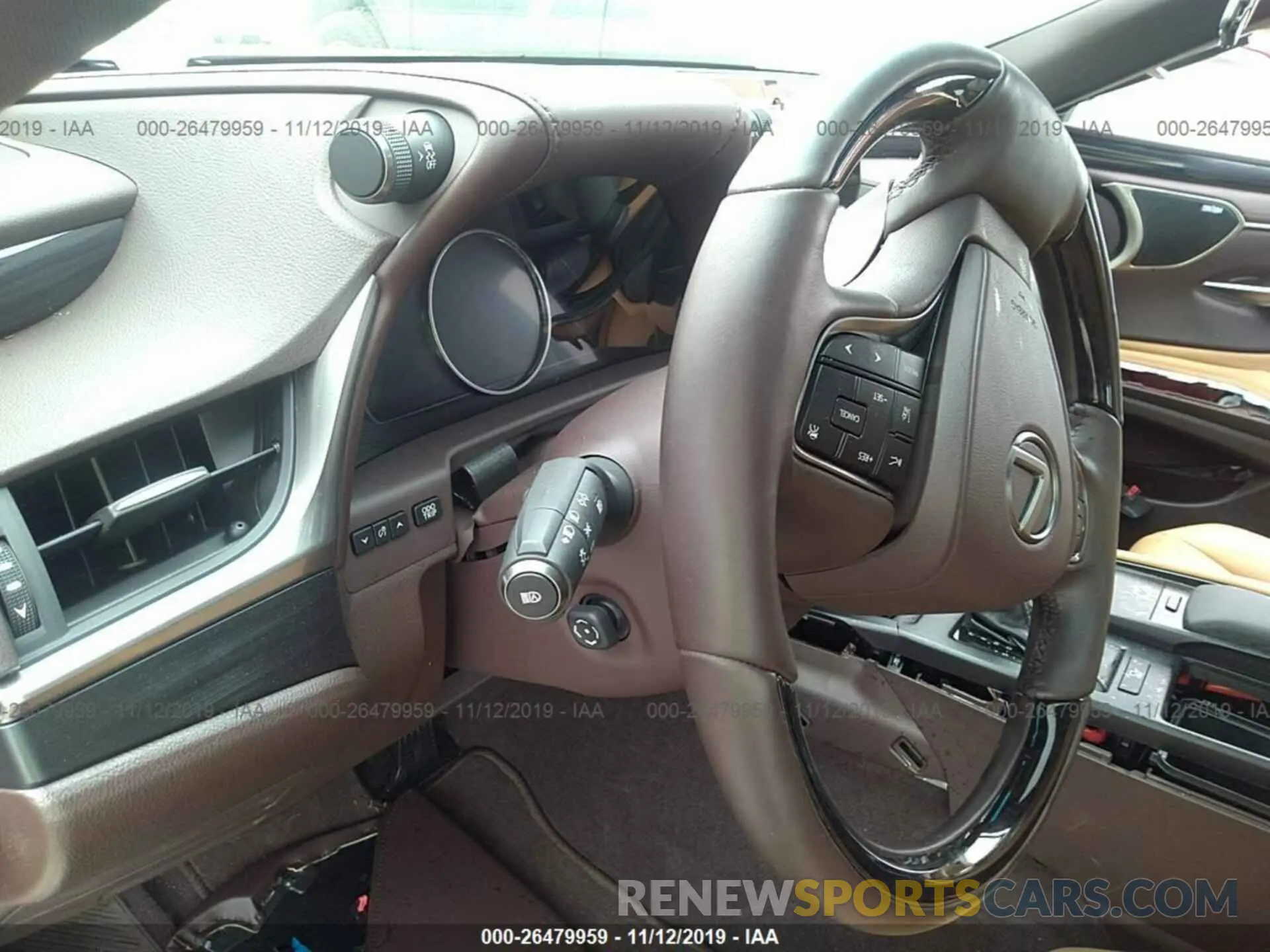 7 Photograph of a damaged car 58ABZ1B1XKU044548 LEXUS ES 2019