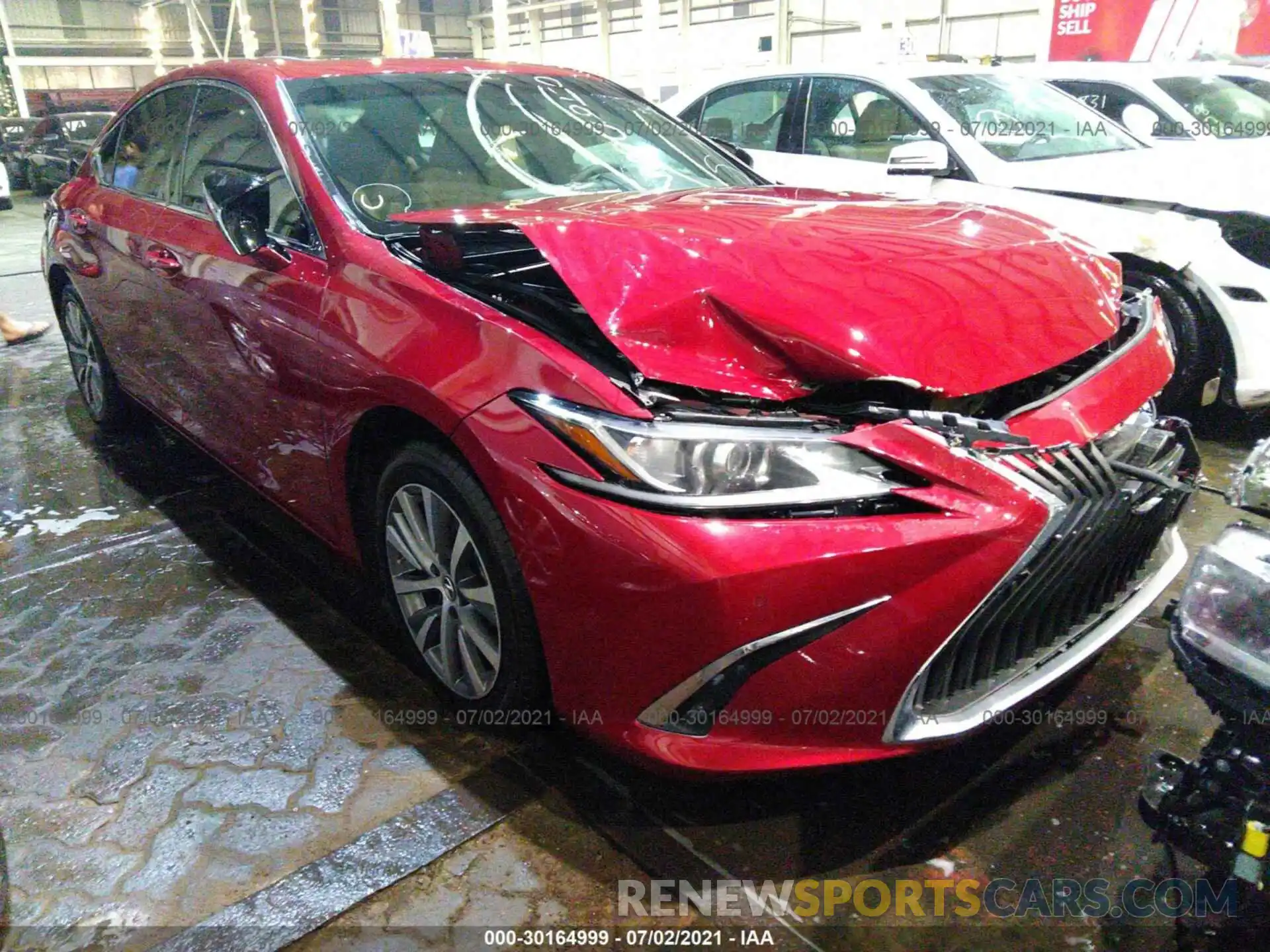 1 Photograph of a damaged car 58ABZ1B1XKU049085 LEXUS ES 2019