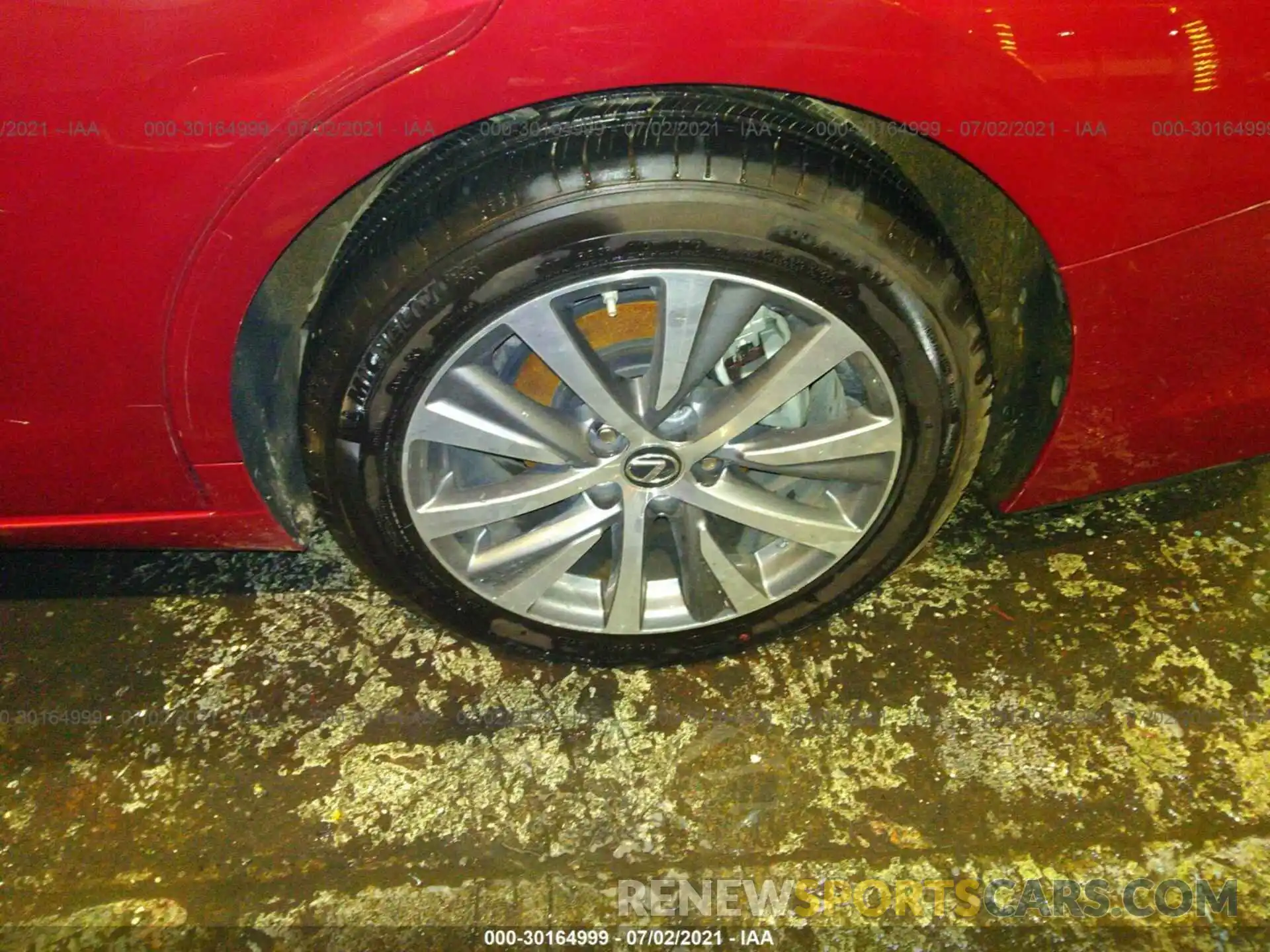 7 Photograph of a damaged car 58ABZ1B1XKU049085 LEXUS ES 2019