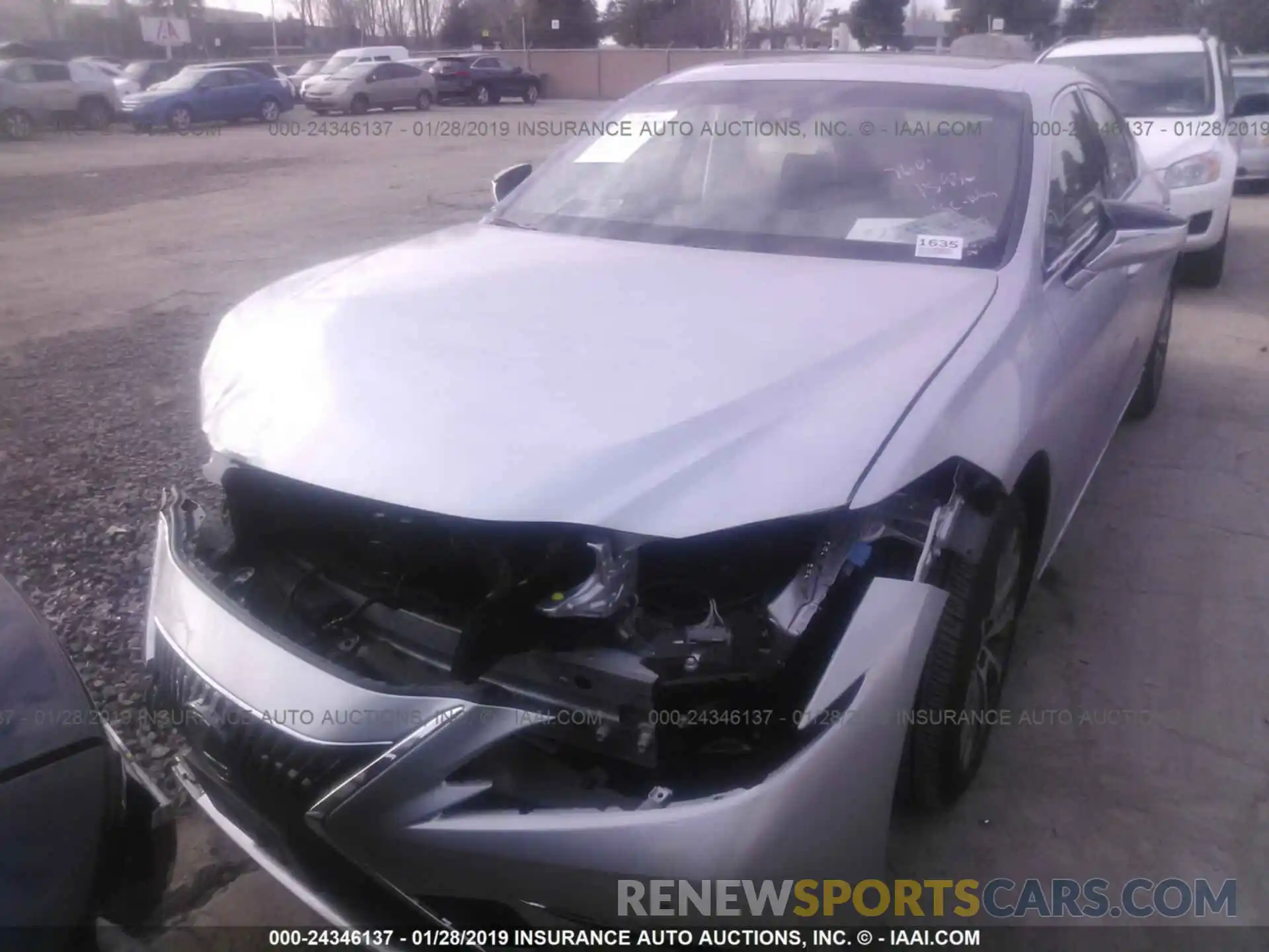 2 Photograph of a damaged car JTHB21B10K2005784 LEXUS ES 2019