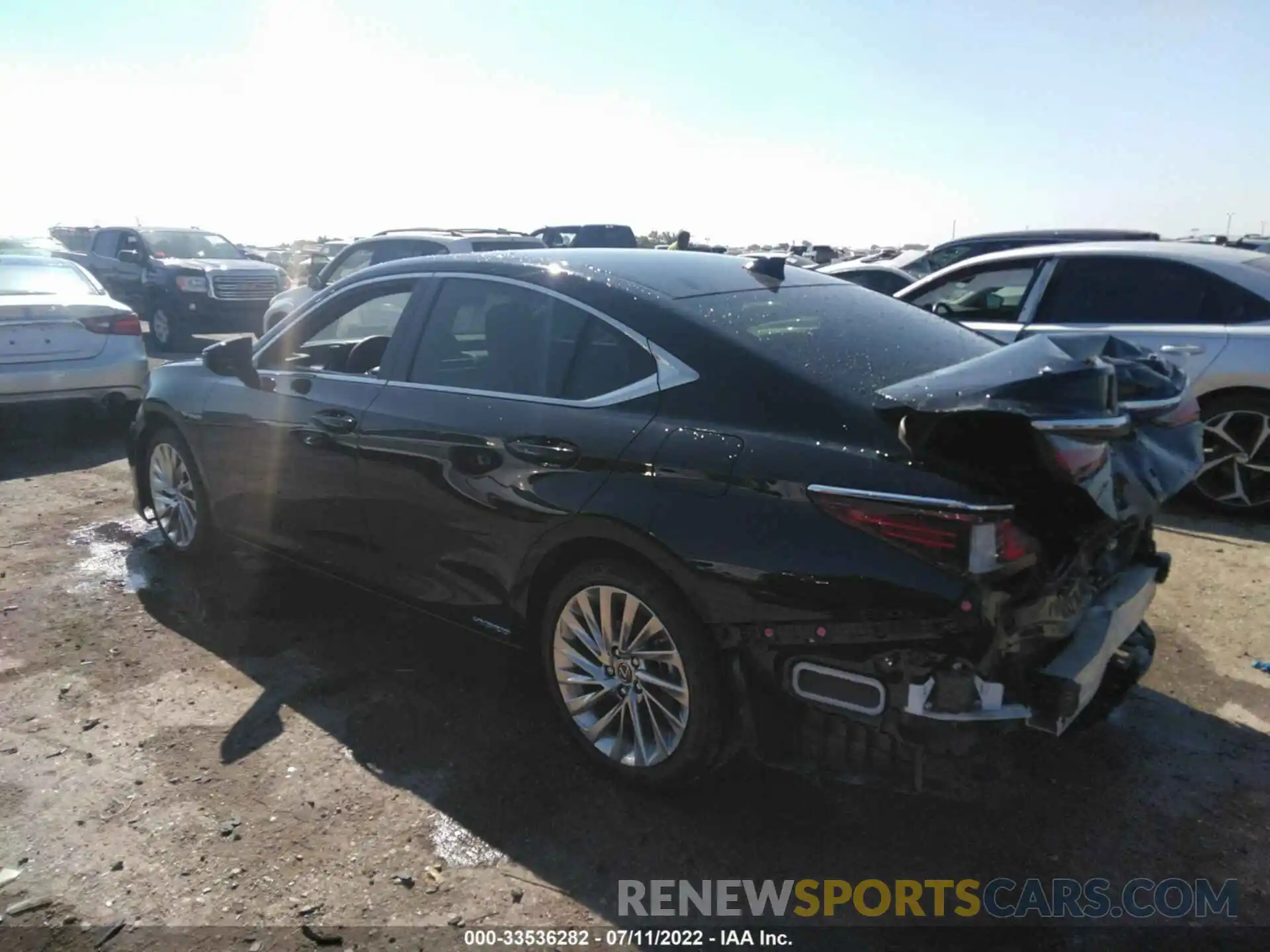 3 Photograph of a damaged car JTHB21B12K2034199 LEXUS ES 2019