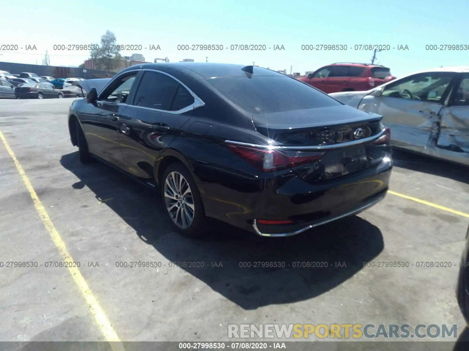 3 Photograph of a damaged car JTHB21B13K2022997 LEXUS ES 2019