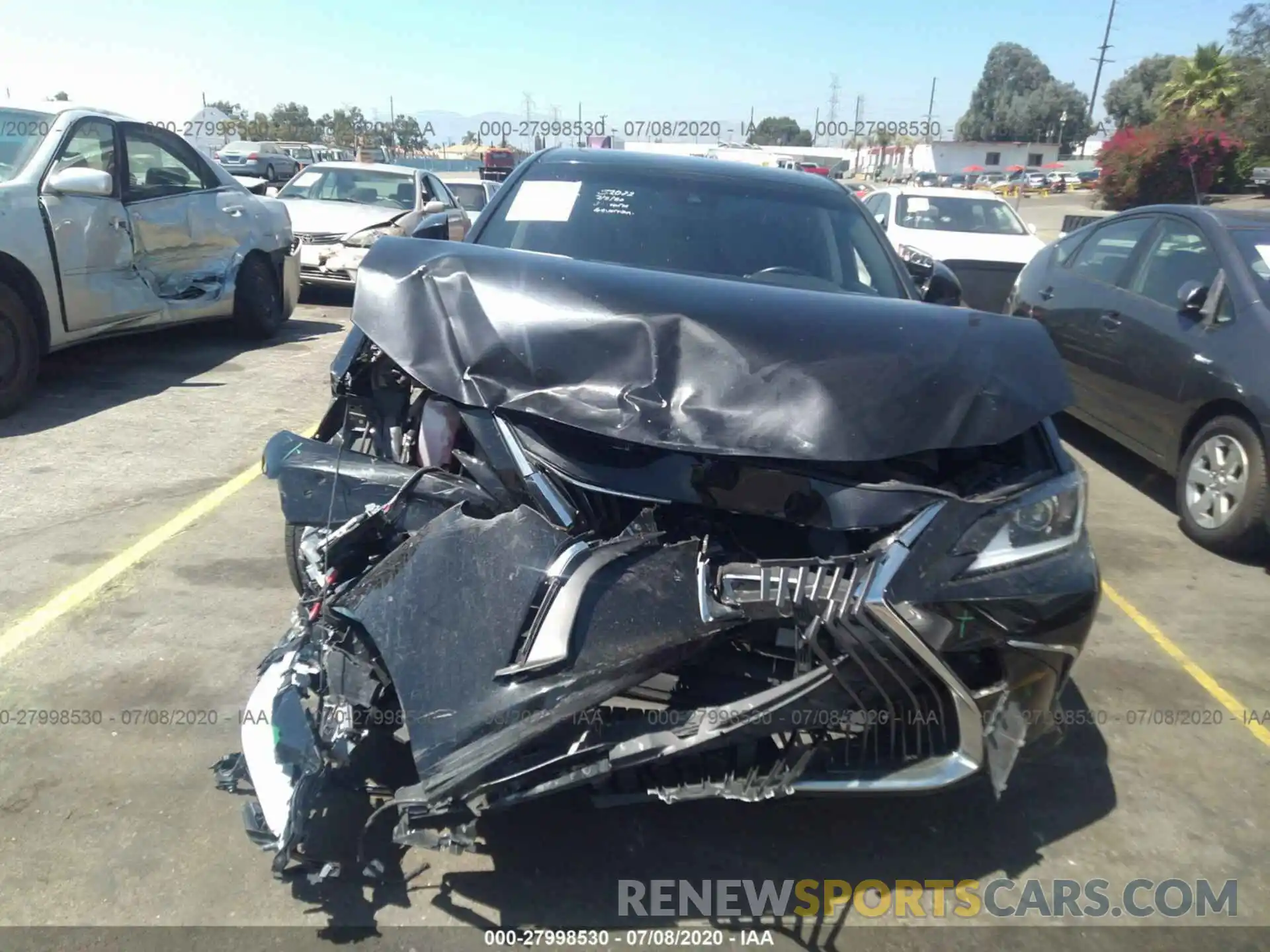 6 Photograph of a damaged car JTHB21B13K2022997 LEXUS ES 2019