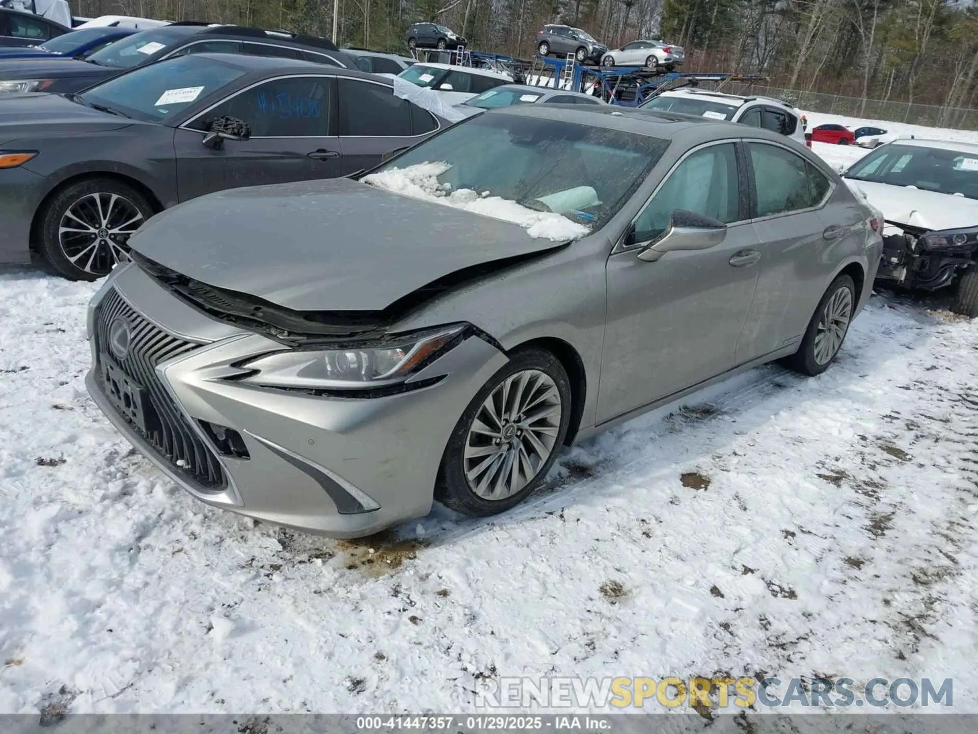 2 Photograph of a damaged car JTHB21B14K2006405 LEXUS ES 2019