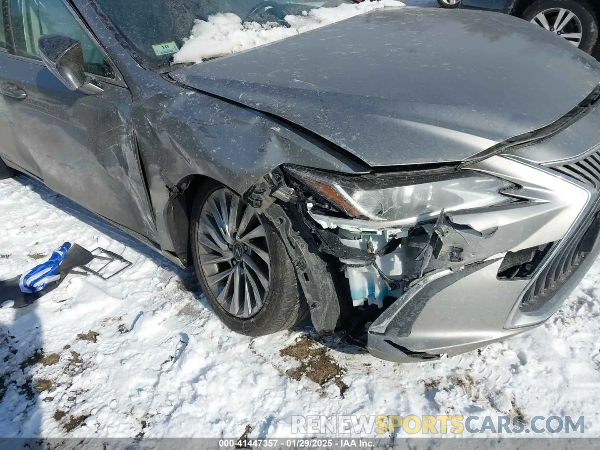 6 Photograph of a damaged car JTHB21B14K2006405 LEXUS ES 2019