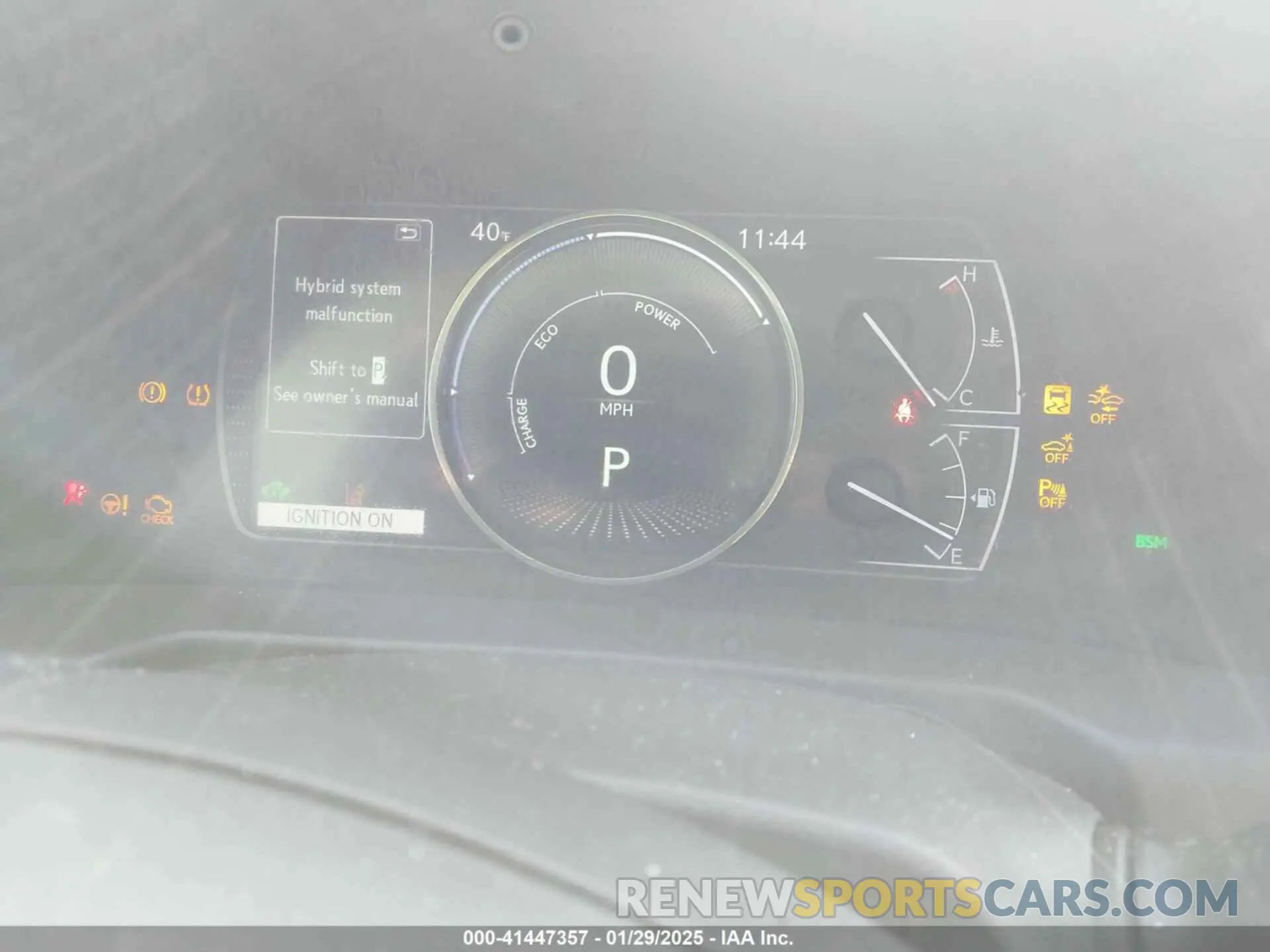 7 Photograph of a damaged car JTHB21B14K2006405 LEXUS ES 2019