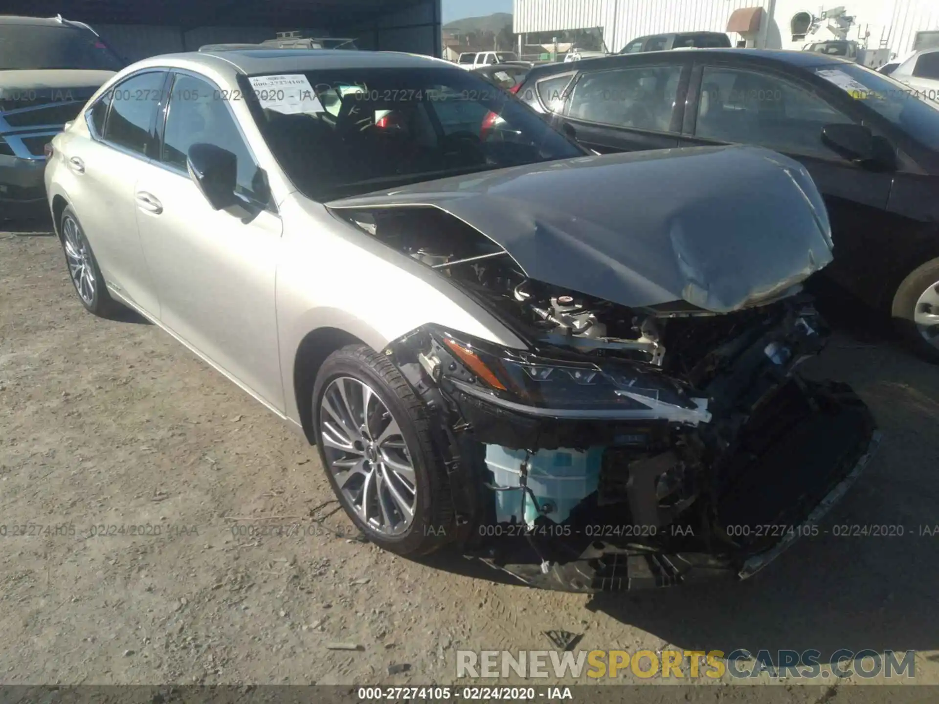 6 Photograph of a damaged car JTHB21B16K2023030 LEXUS ES 2019