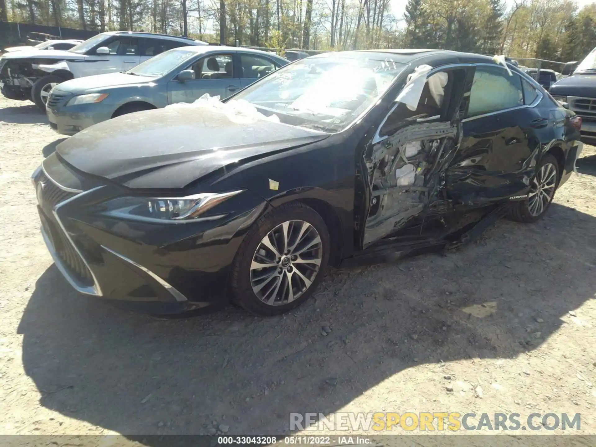 2 Photograph of a damaged car JTHB21B18K2027953 LEXUS ES 2019