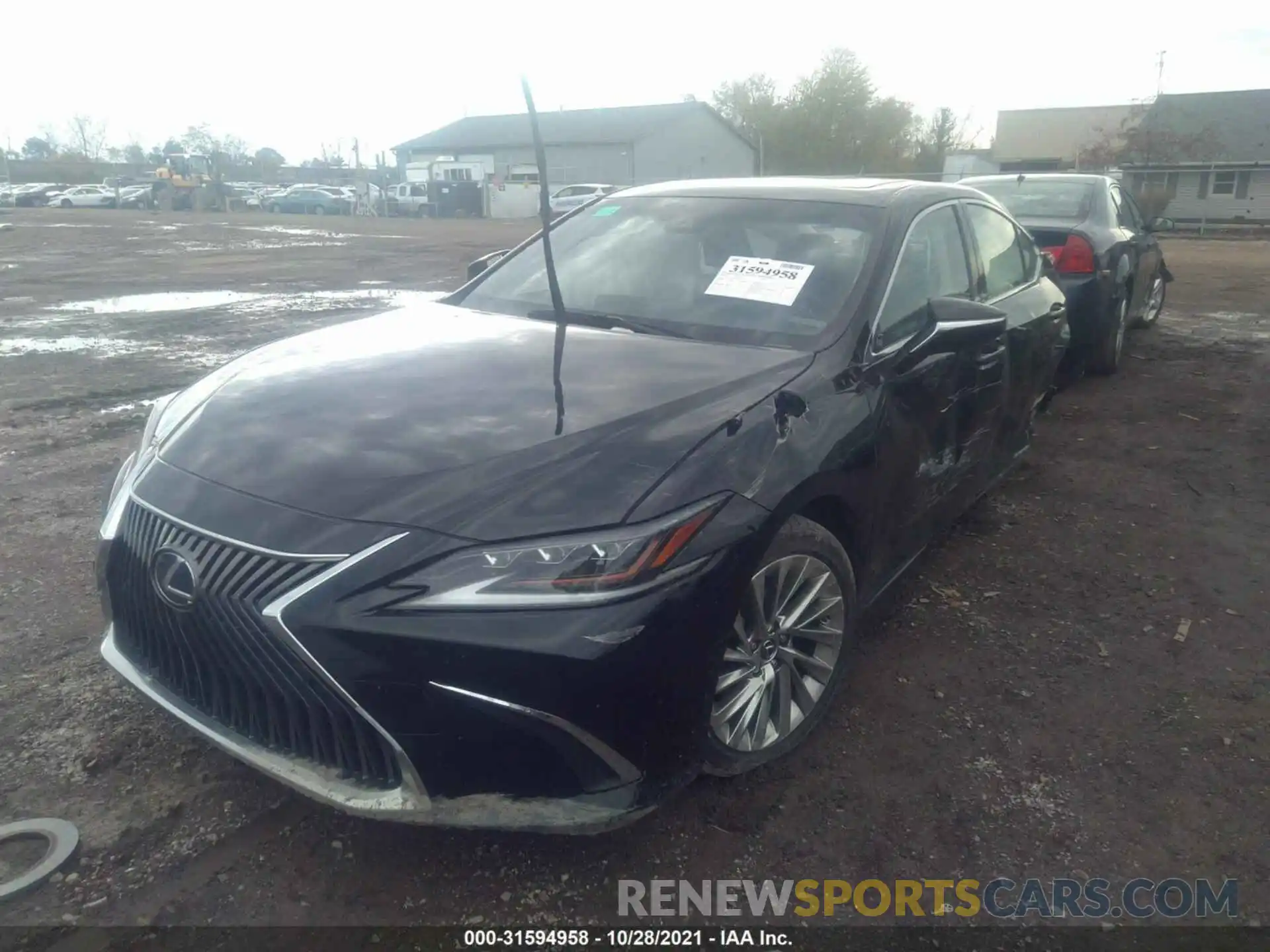 2 Photograph of a damaged car JTHB21B18K2032618 LEXUS ES 2019