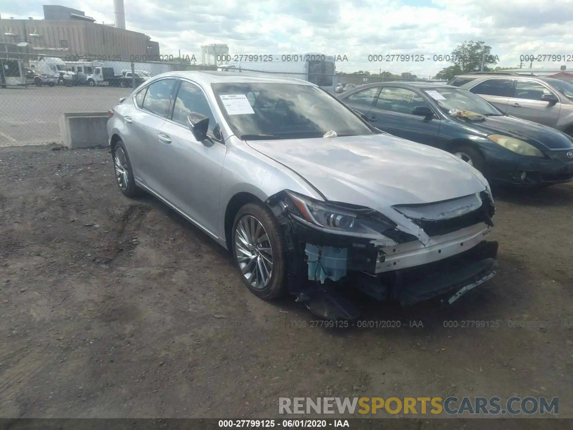 1 Photograph of a damaged car JTHB21B1XK2026223 LEXUS ES 2019