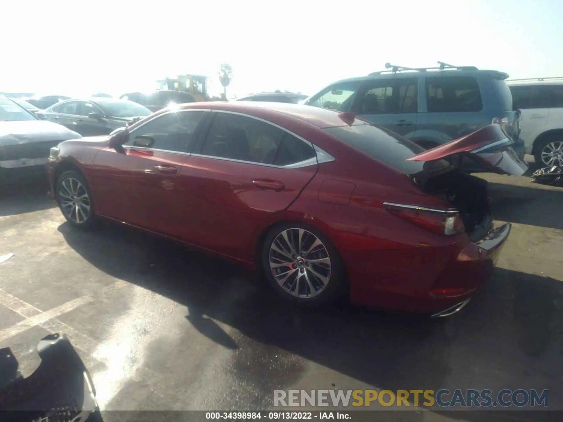 3 Photograph of a damaged car JTHBZ1B12K2003854 LEXUS ES 2019