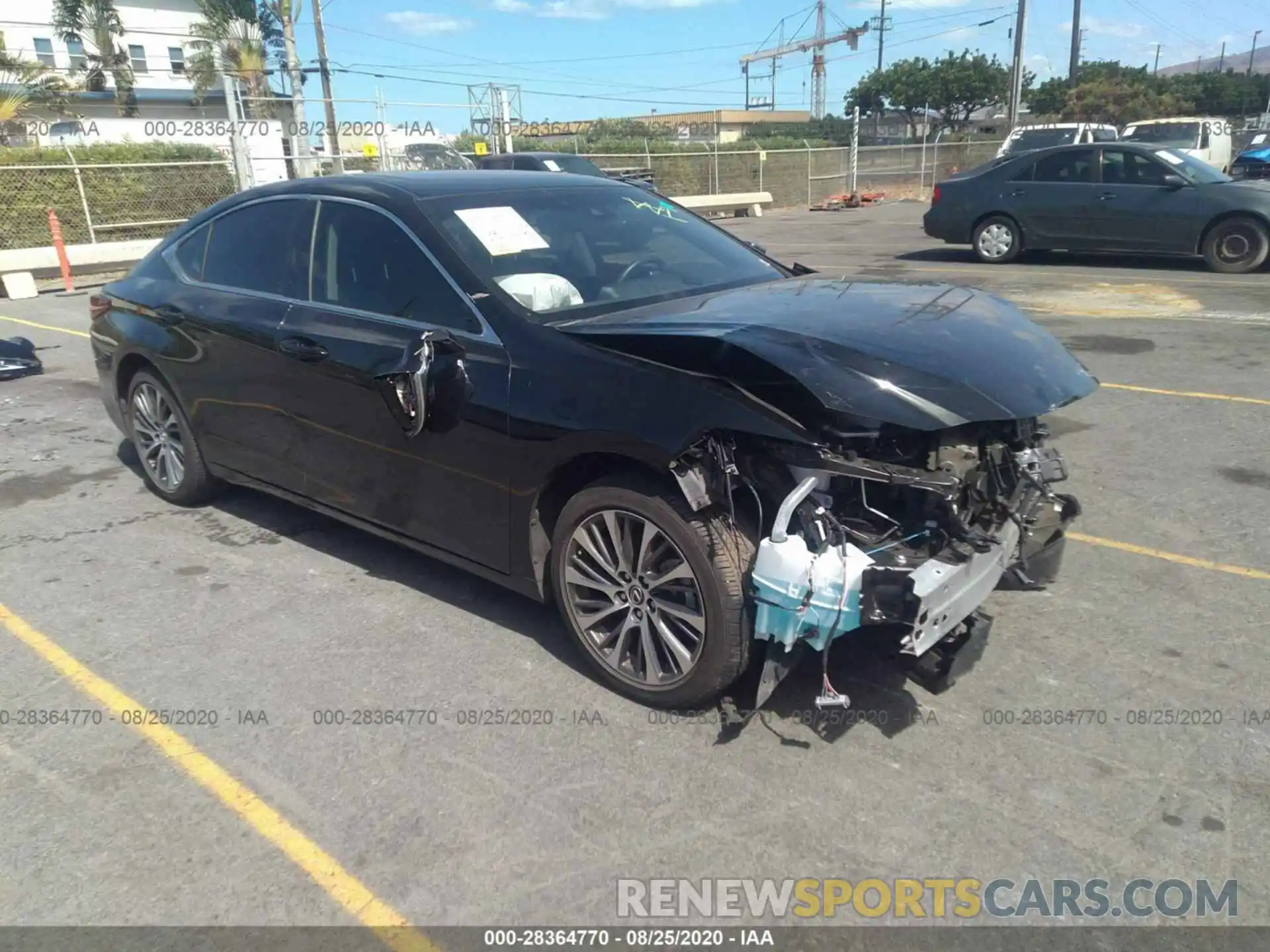 1 Photograph of a damaged car JTHBZ1B14K2004312 LEXUS ES 2019