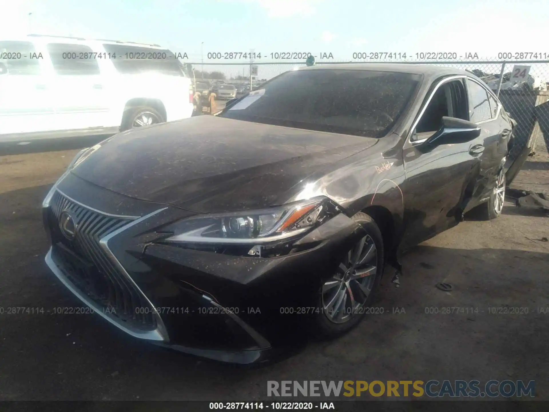 2 Photograph of a damaged car 58AD21B12LU009551 LEXUS ES 2020