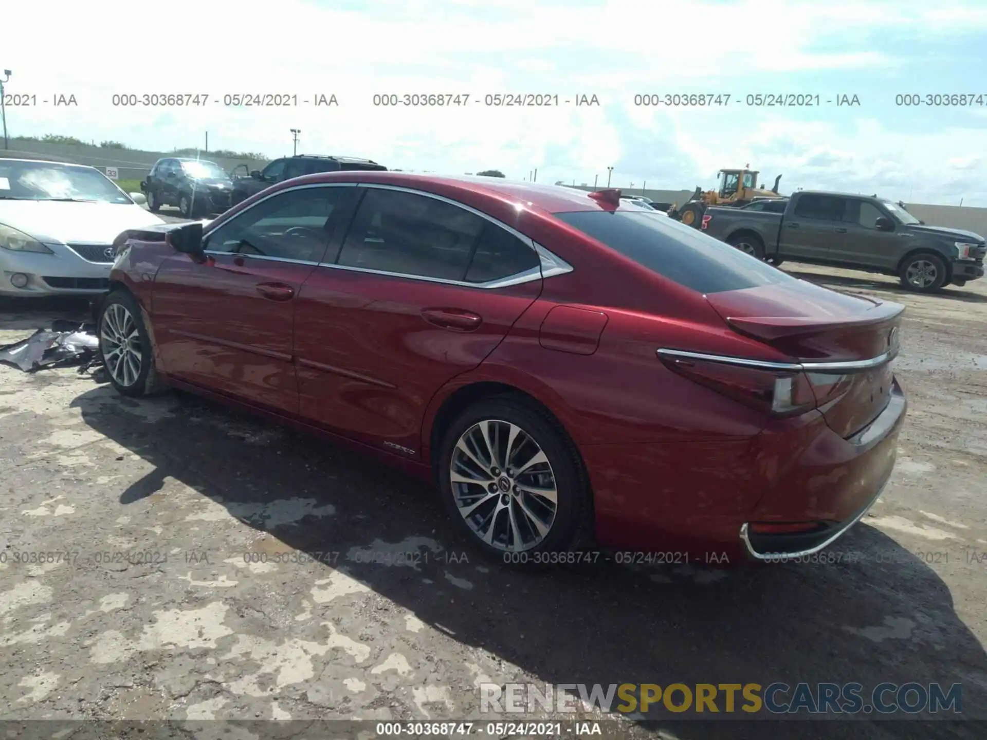 3 Photograph of a damaged car 58AD21B1XLU005196 LEXUS ES 2020