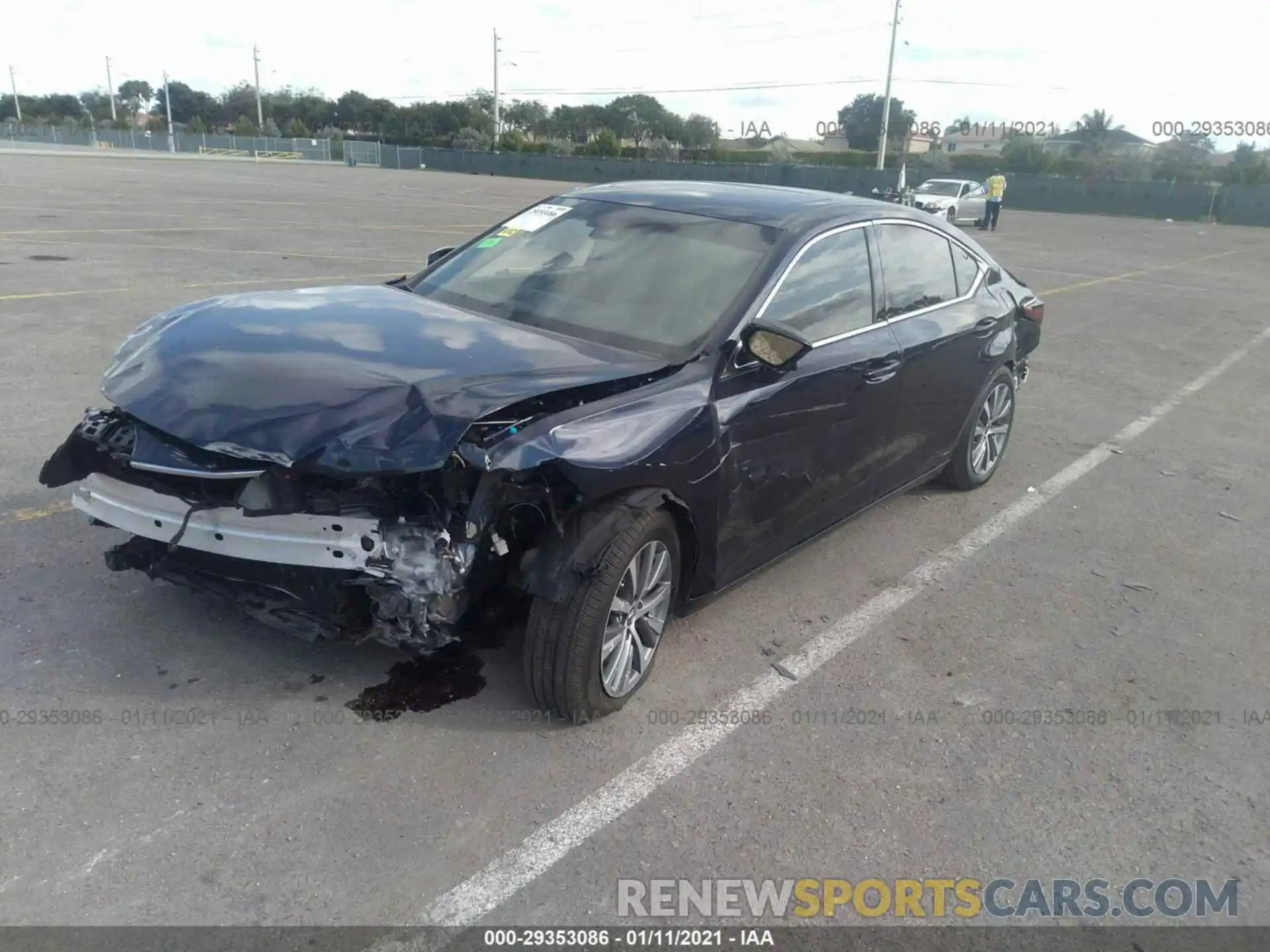 6 Photograph of a damaged car 58ADZ1B14LU078236 LEXUS ES 2020