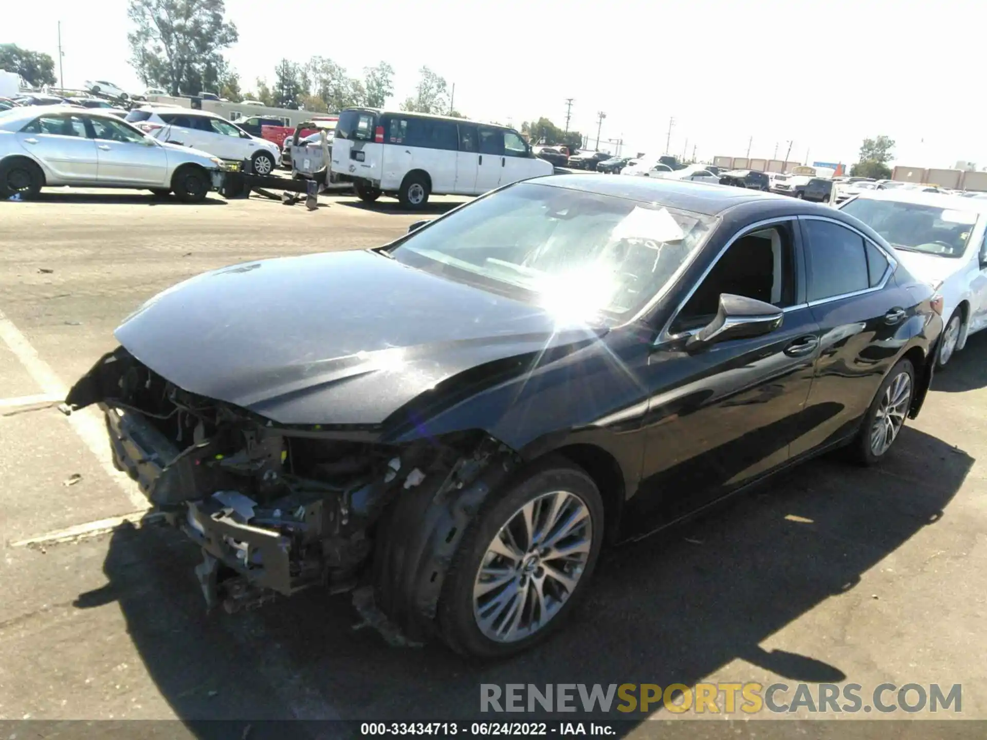 2 Photograph of a damaged car 58ADZ1B15LU063812 LEXUS ES 2020