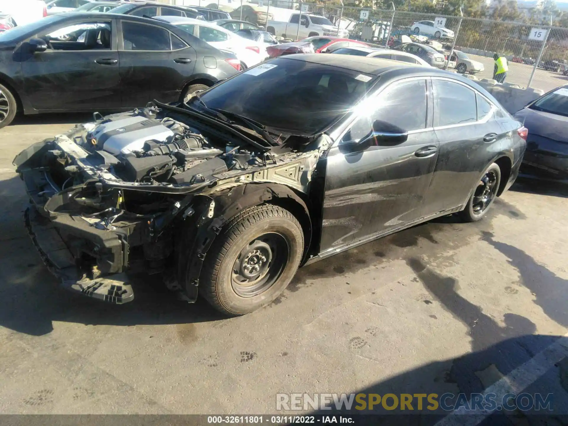 2 Photograph of a damaged car 58ADZ1B16LU061275 LEXUS ES 2020