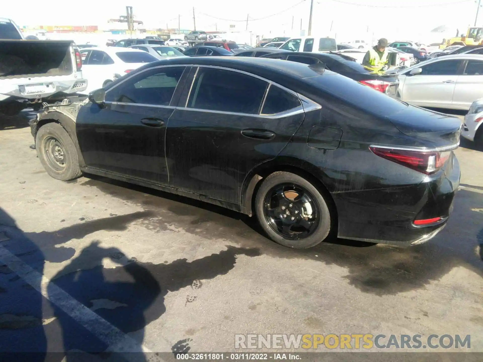 3 Photograph of a damaged car 58ADZ1B16LU061275 LEXUS ES 2020