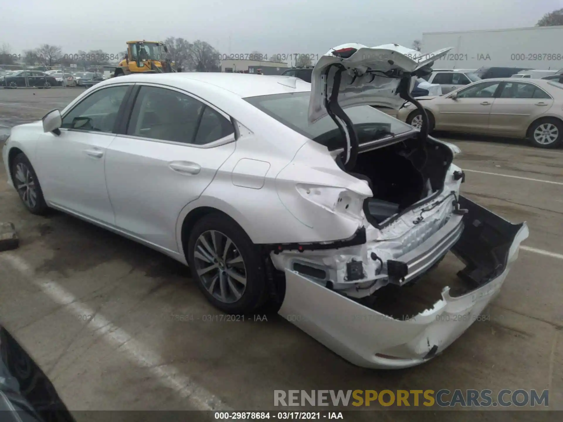 3 Photograph of a damaged car 58ADZ1B16LU063513 LEXUS ES 2020