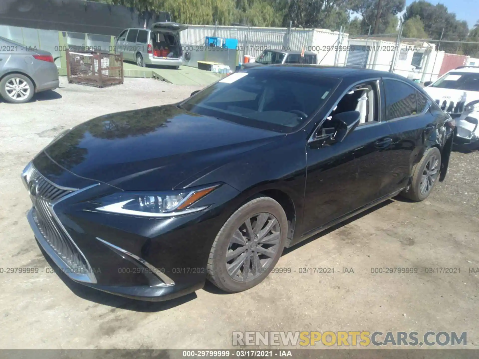 2 Photograph of a damaged car 58ADZ1B18LU055610 LEXUS ES 2020