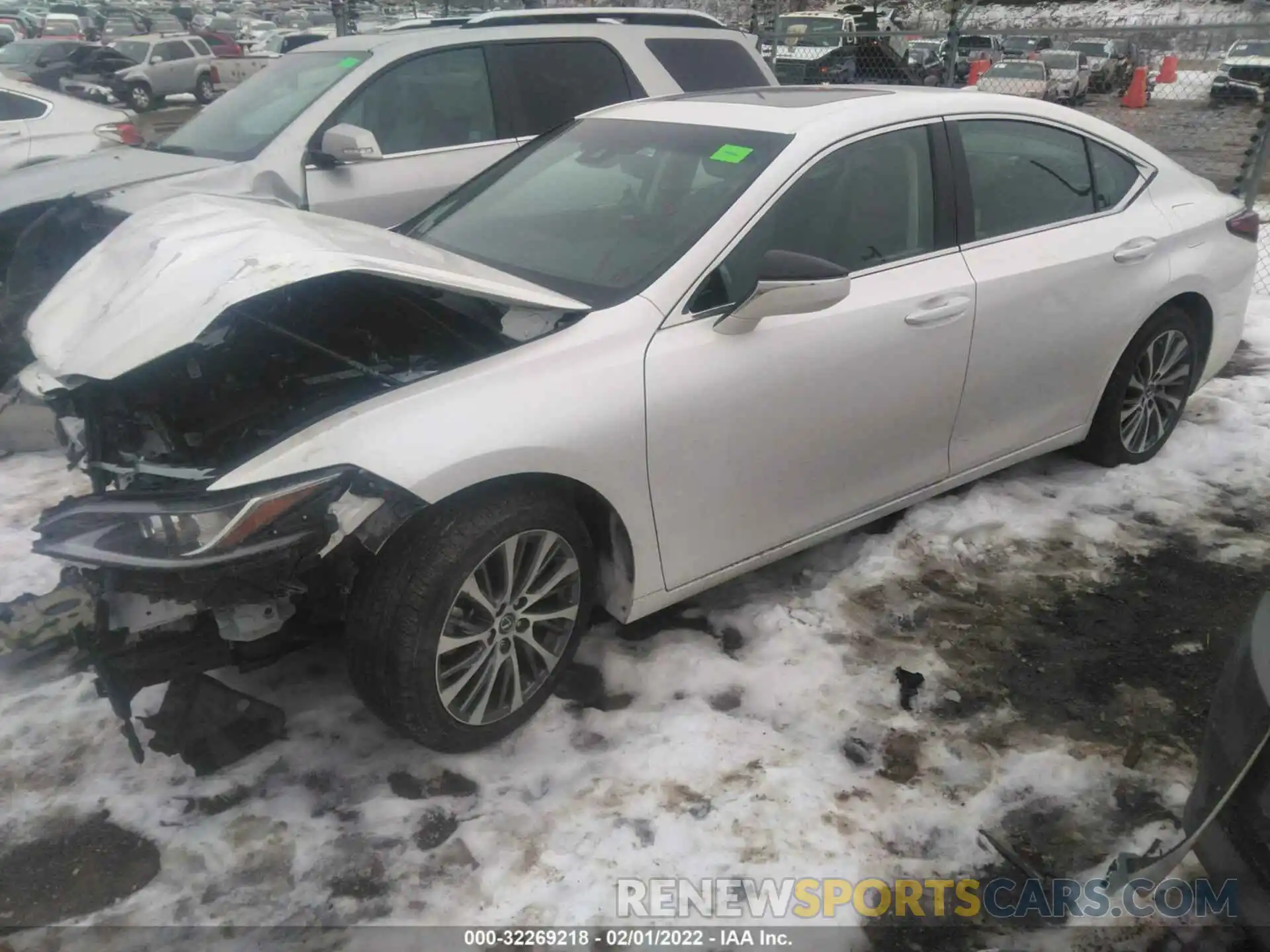 2 Photograph of a damaged car 58ADZ1B18LU074416 LEXUS ES 2020