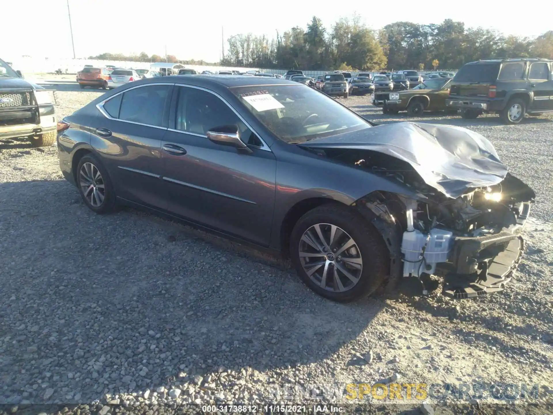 1 Photograph of a damaged car 58ADZ1B1XLU065295 LEXUS ES 2020