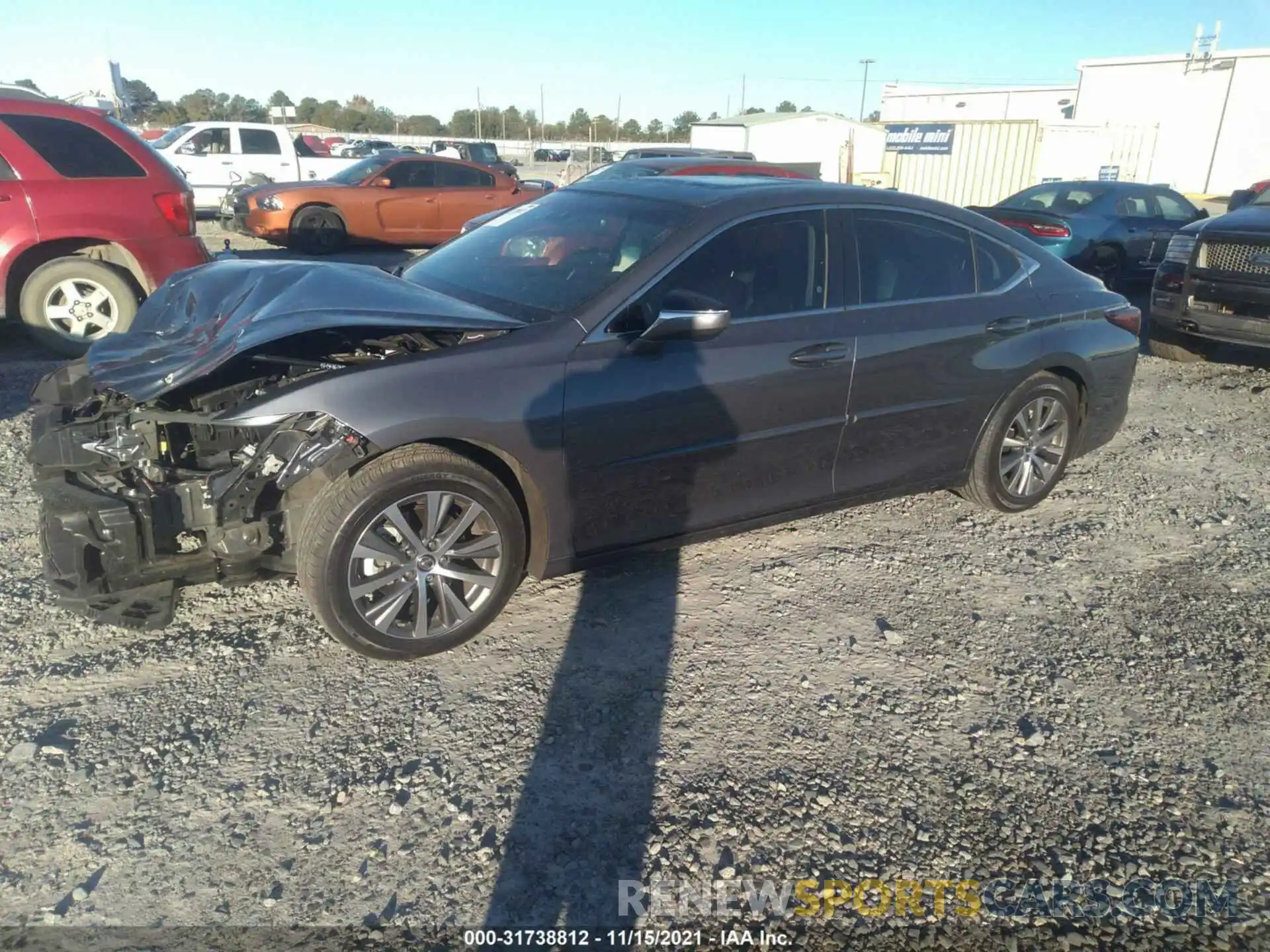 2 Photograph of a damaged car 58ADZ1B1XLU065295 LEXUS ES 2020