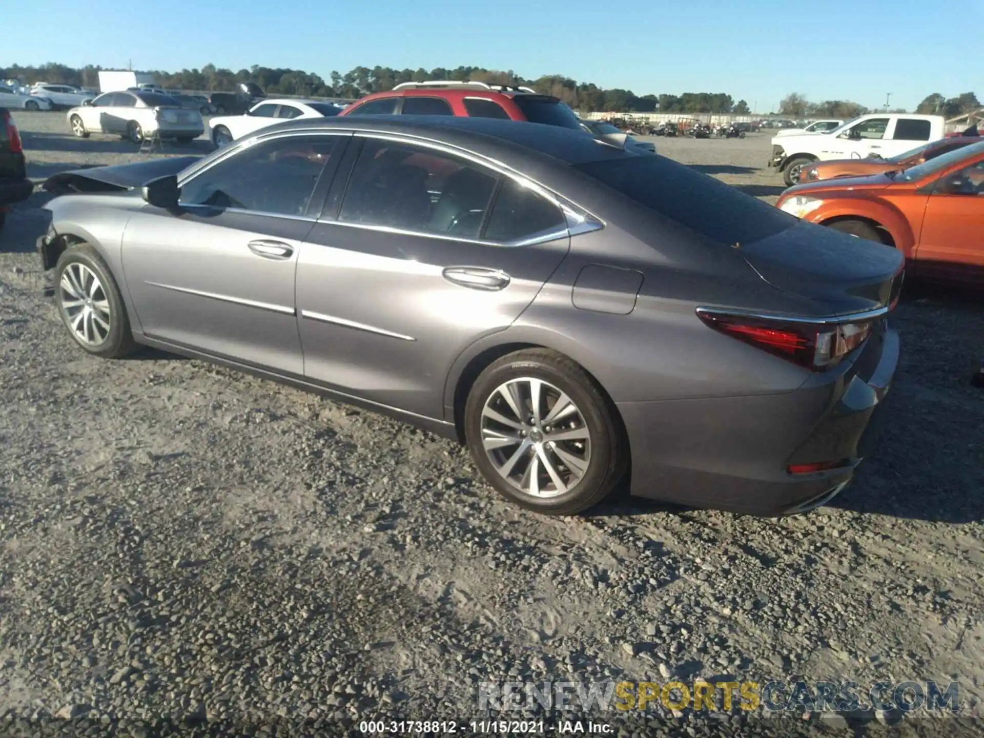 3 Photograph of a damaged car 58ADZ1B1XLU065295 LEXUS ES 2020