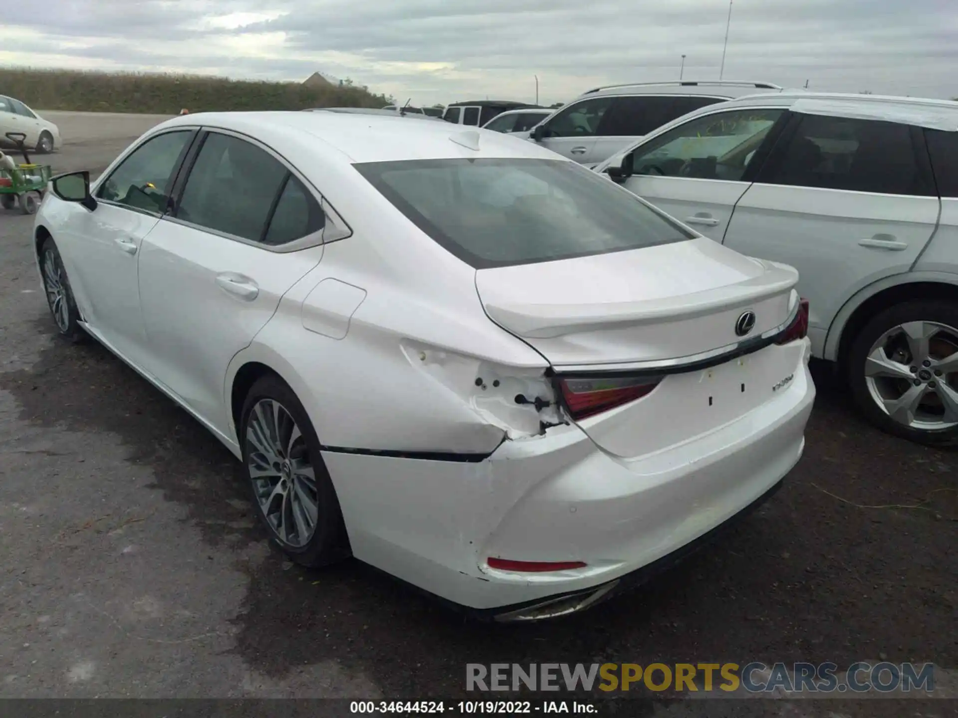 3 Photograph of a damaged car 58ADZ1B1XLU080766 LEXUS ES 2020