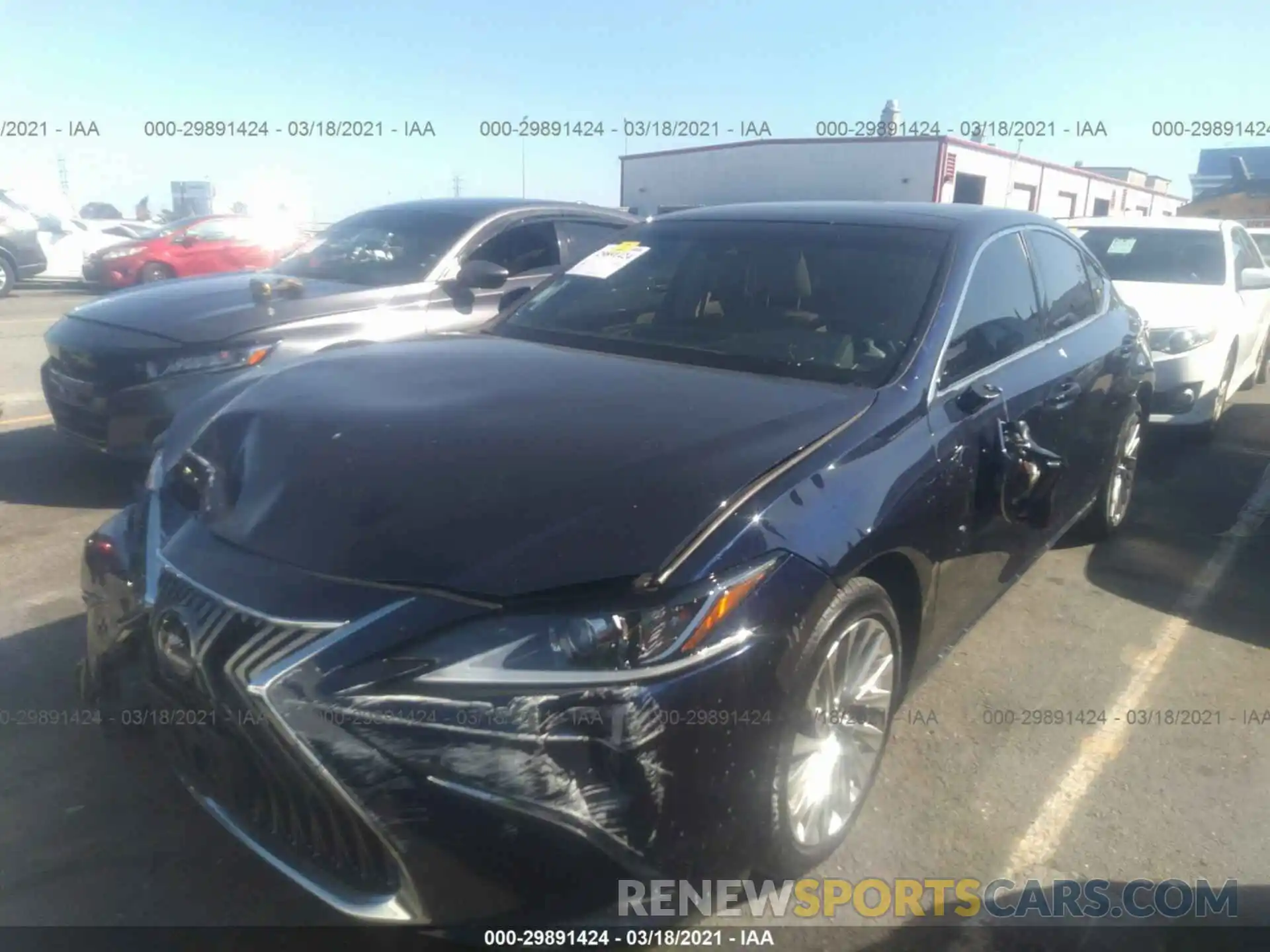 2 Photograph of a damaged car 58AEZ1B15LU080713 LEXUS ES 2020