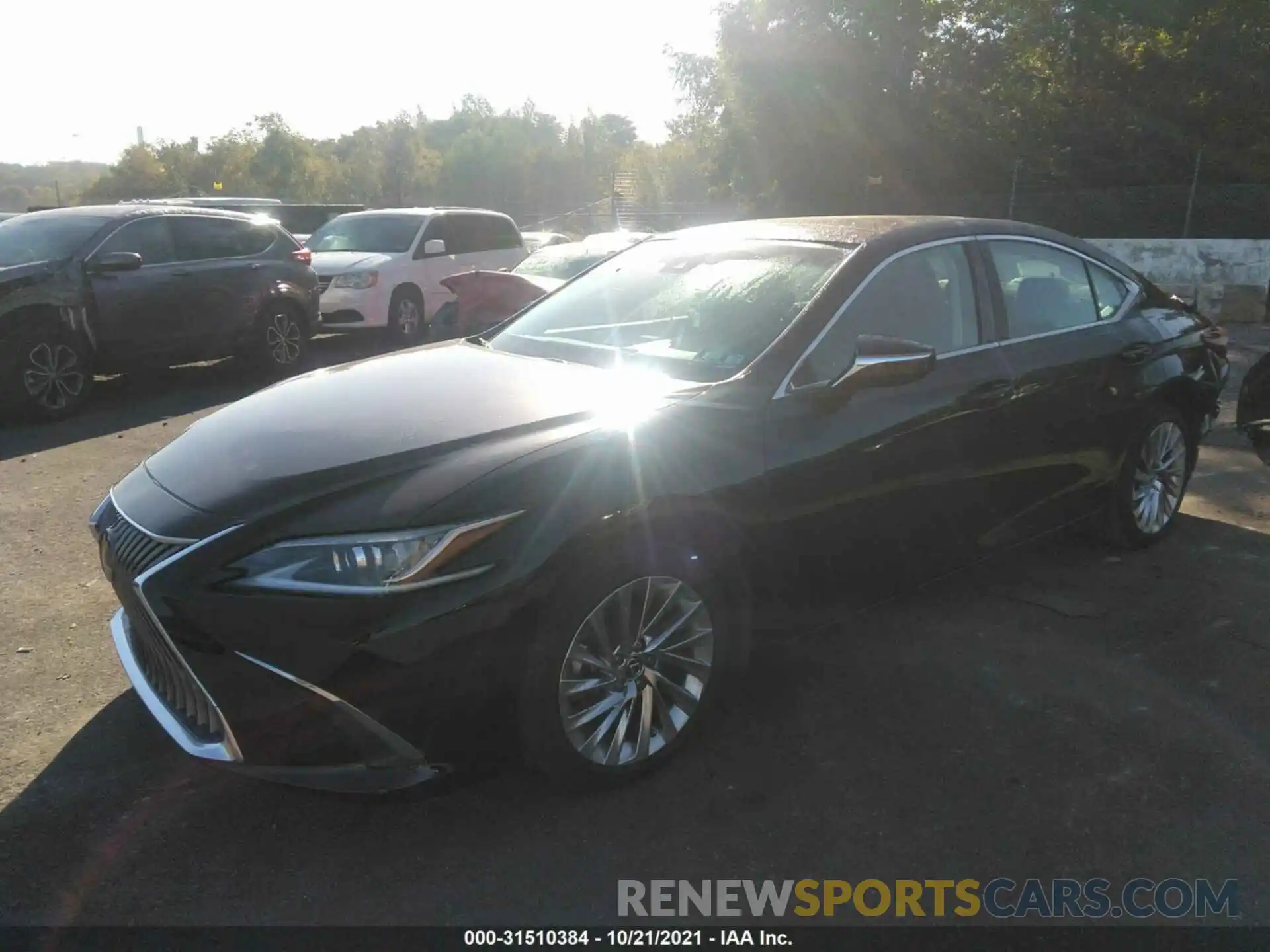 2 Photograph of a damaged car 58AEZ1B16LU059417 LEXUS ES 2020