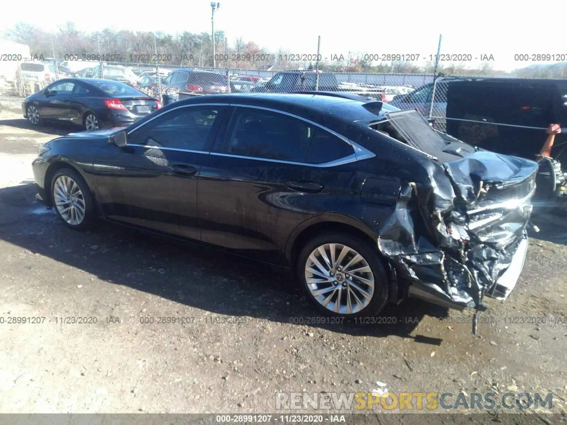 3 Photograph of a damaged car 58AEZ1B17LU070233 LEXUS ES 2020