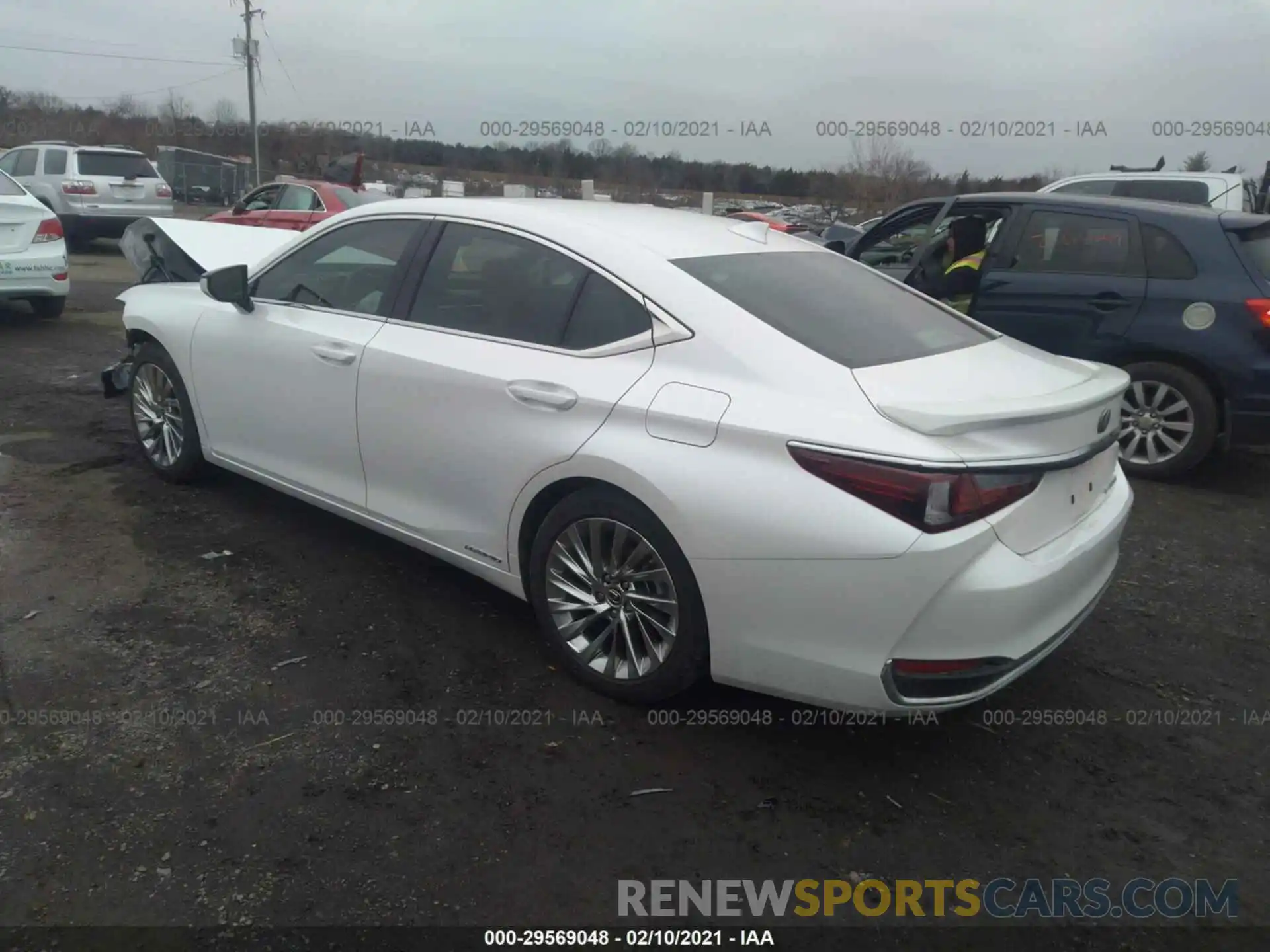 3 Photograph of a damaged car 58AF21B14LU011598 LEXUS ES 2020