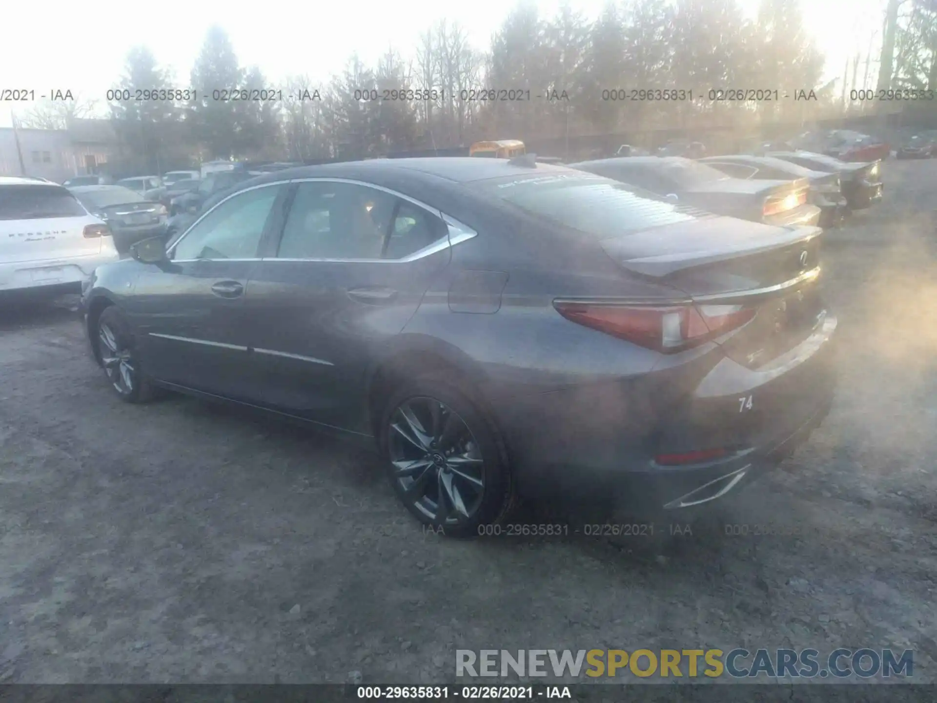 3 Photograph of a damaged car 58AGZ1B17LU051576 LEXUS ES 2020