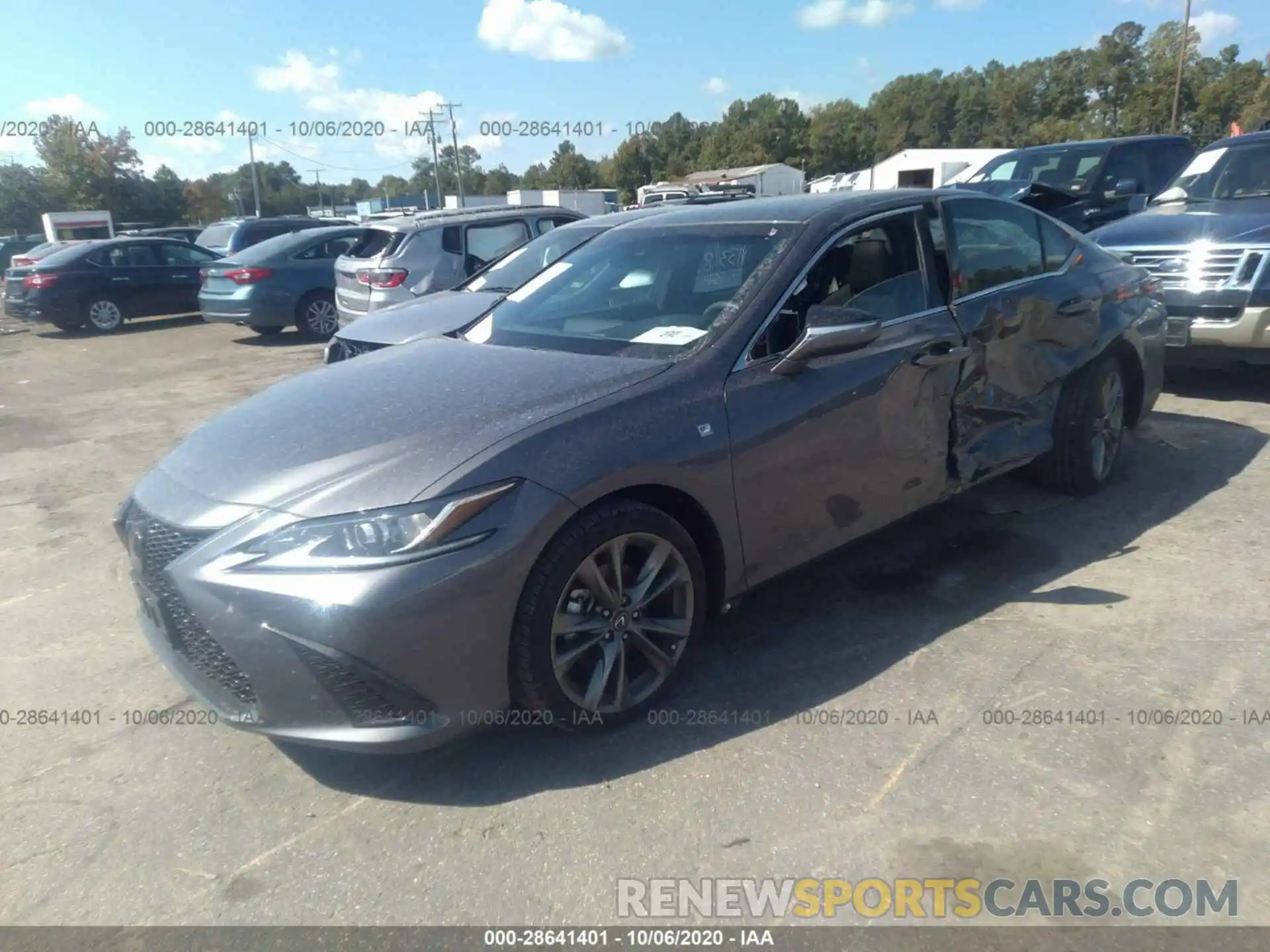 2 Photograph of a damaged car 58AGZ1B17LU061315 LEXUS ES 2020