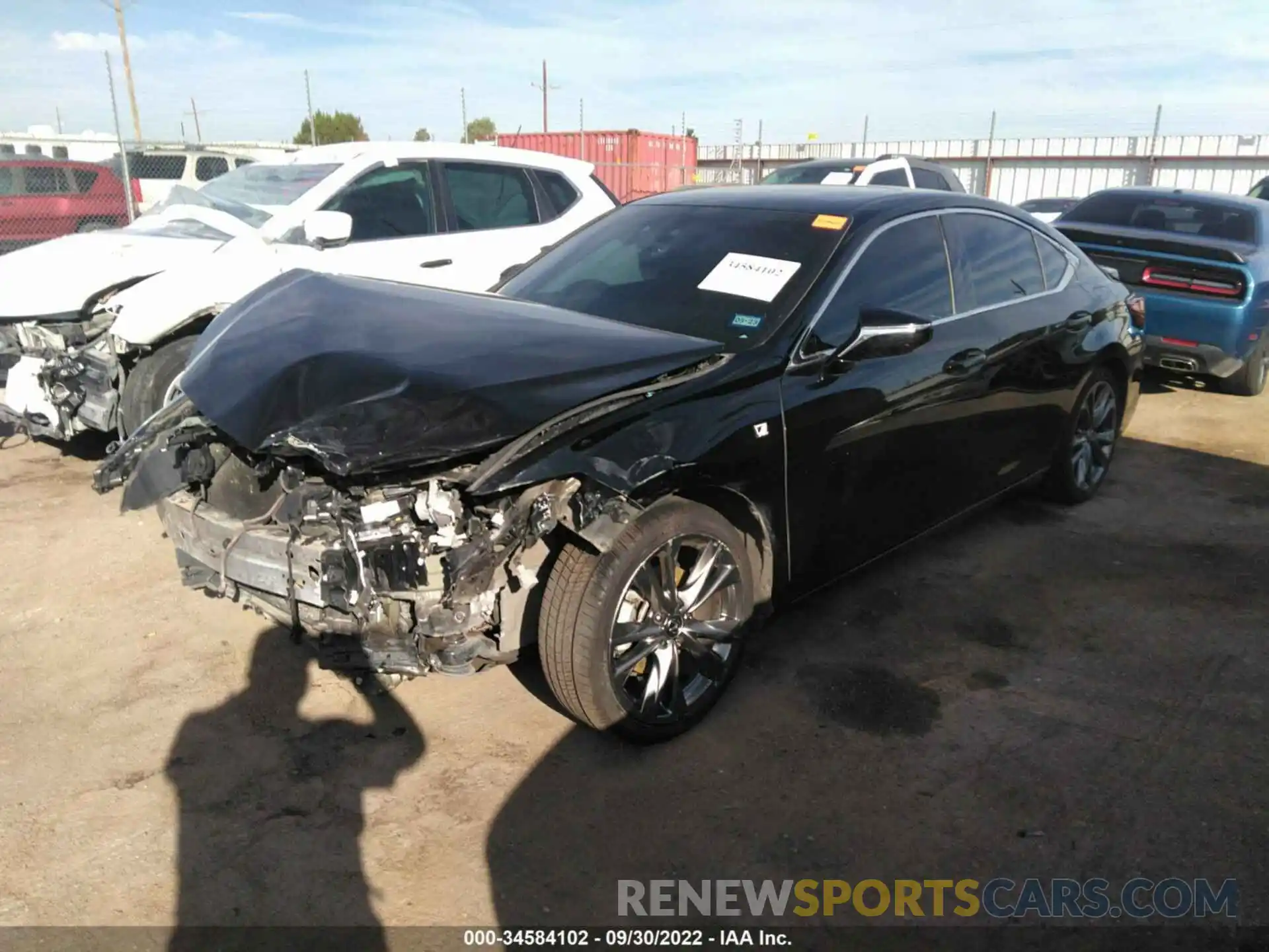 2 Photograph of a damaged car 58AGZ1B18LU064661 LEXUS ES 2020