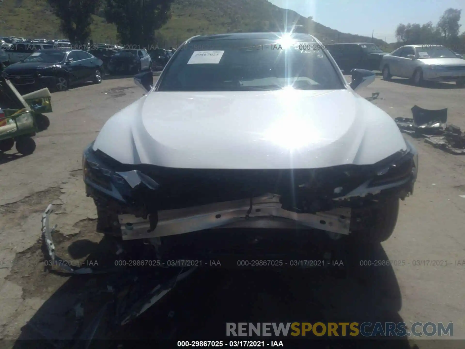 6 Photograph of a damaged car 58AGZ1B19LU077841 LEXUS ES 2020