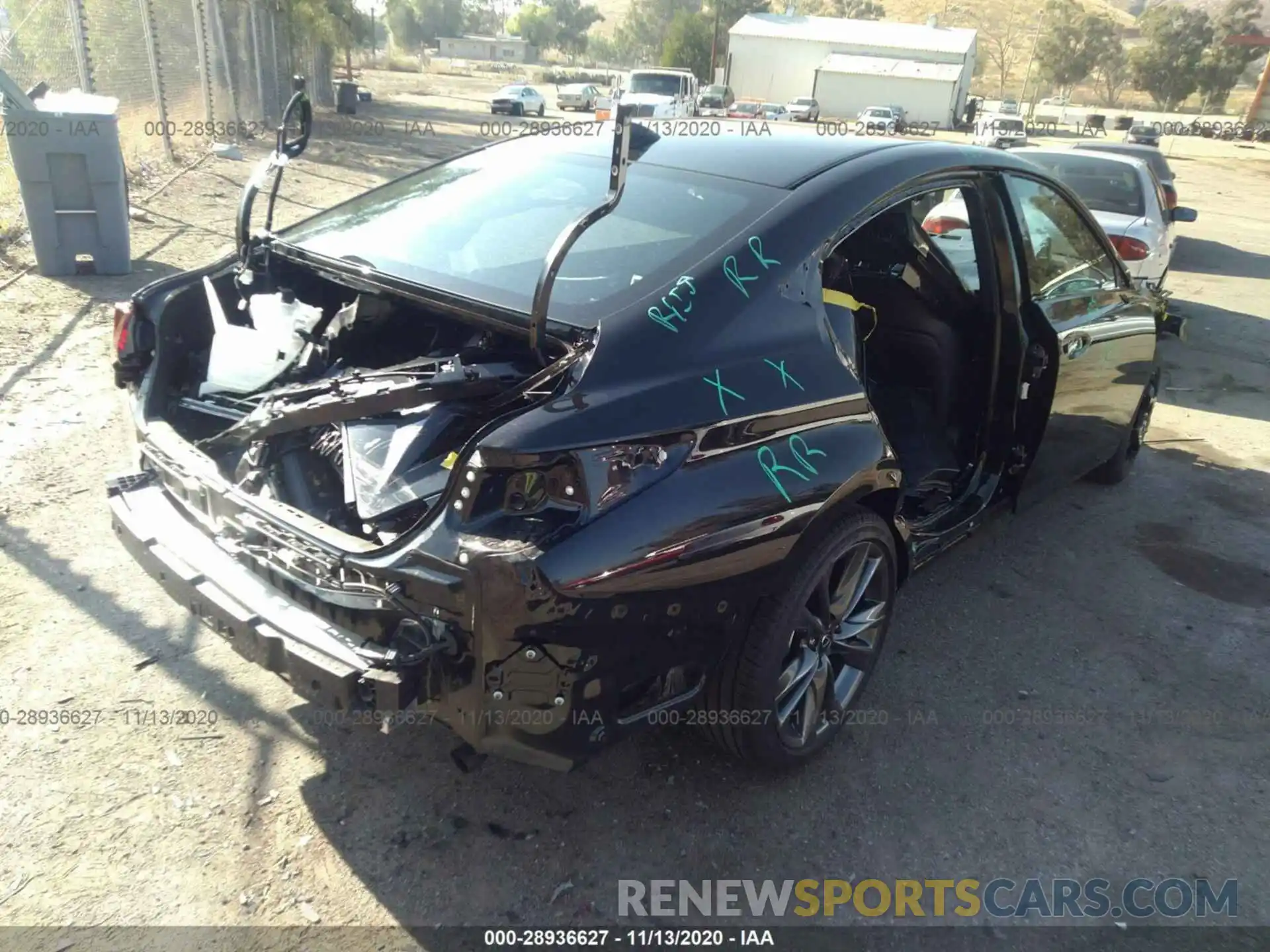 4 Photograph of a damaged car 58AGZ1B19LU080996 LEXUS ES 2020