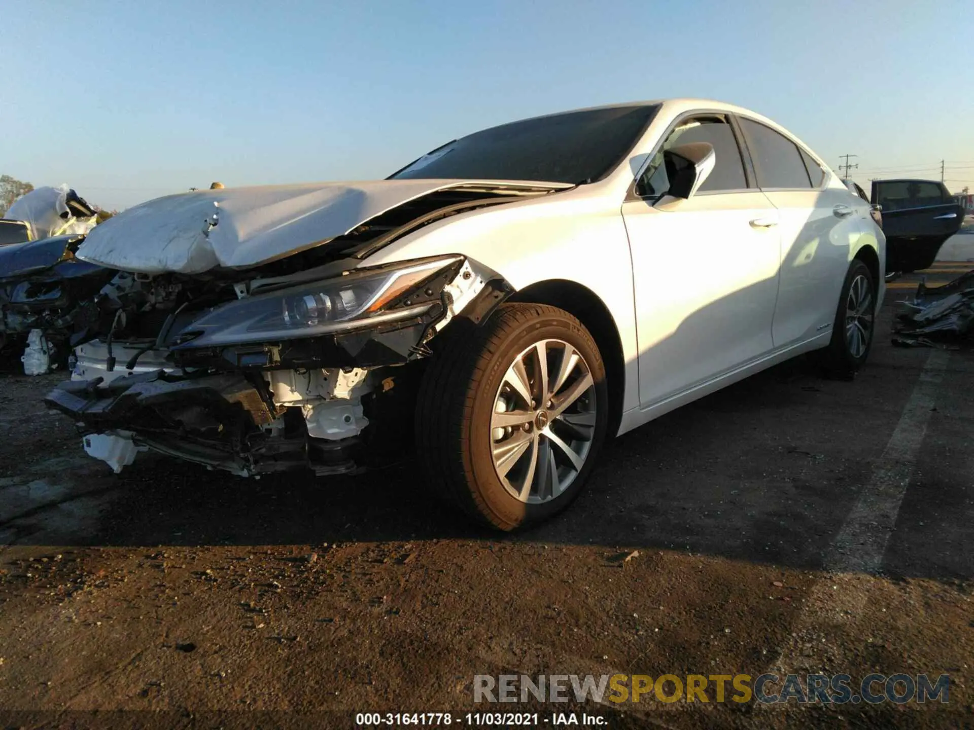 2 Photograph of a damaged car 58ACA1C10MU010454 LEXUS ES 2021