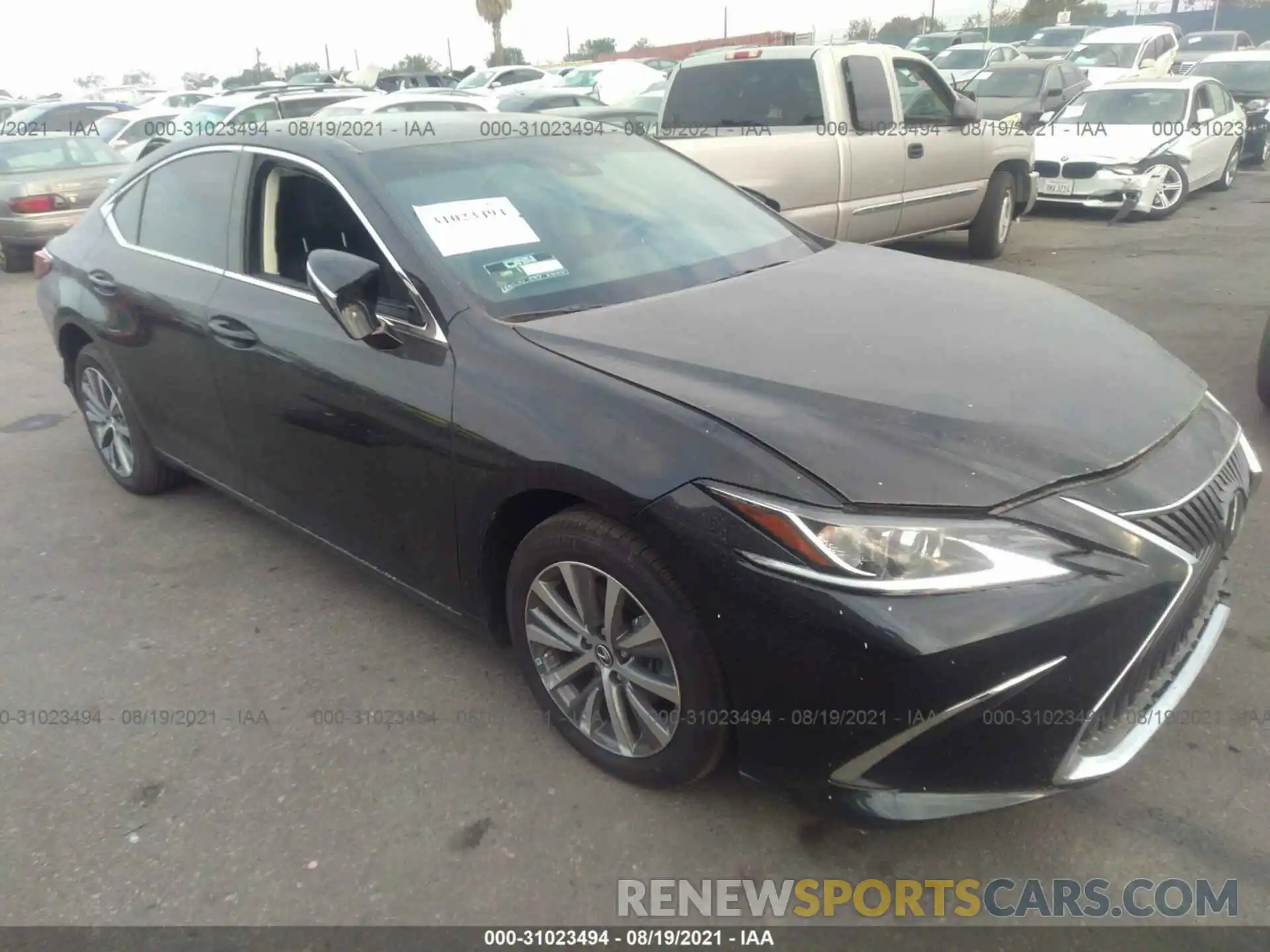 1 Photograph of a damaged car 58ACZ1B1XMU094633 LEXUS ES 2021