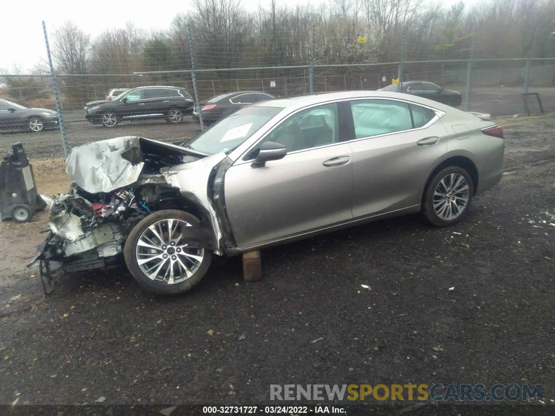 2 Photograph of a damaged car 58AD11D11MU005766 LEXUS ES 2021