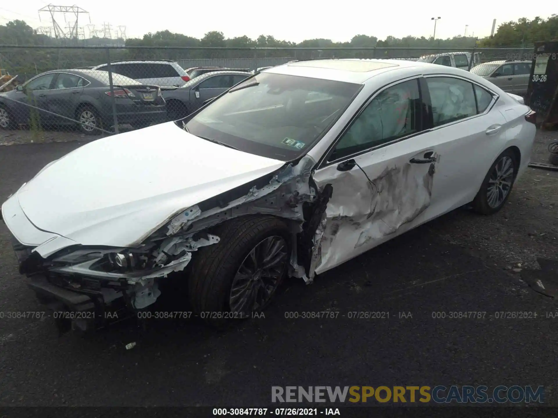 6 Photograph of a damaged car 58AD11D12MU005582 LEXUS ES 2021