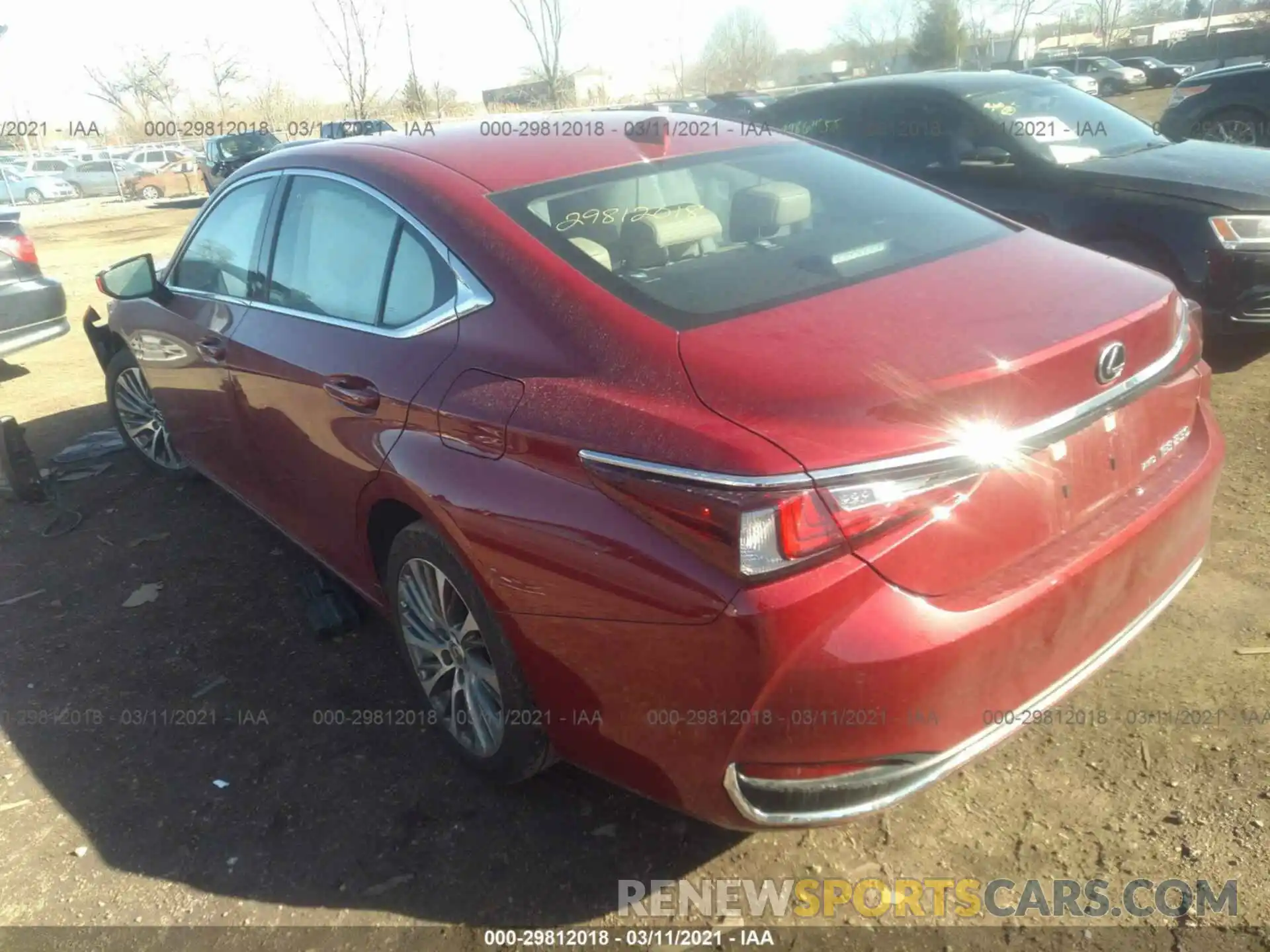 3 Photograph of a damaged car 58AD11D17MU001916 LEXUS ES 2021