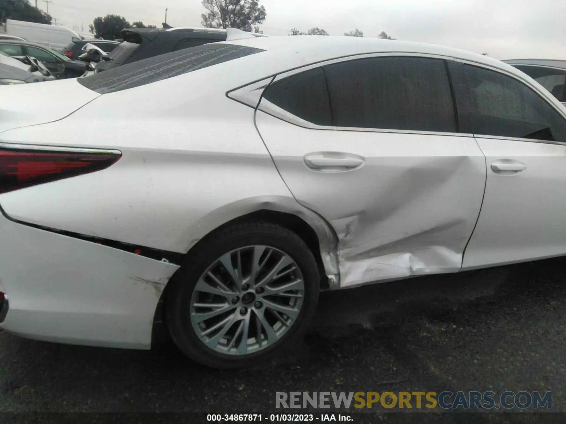 6 Photograph of a damaged car 58AD11D17MU003908 LEXUS ES 2021