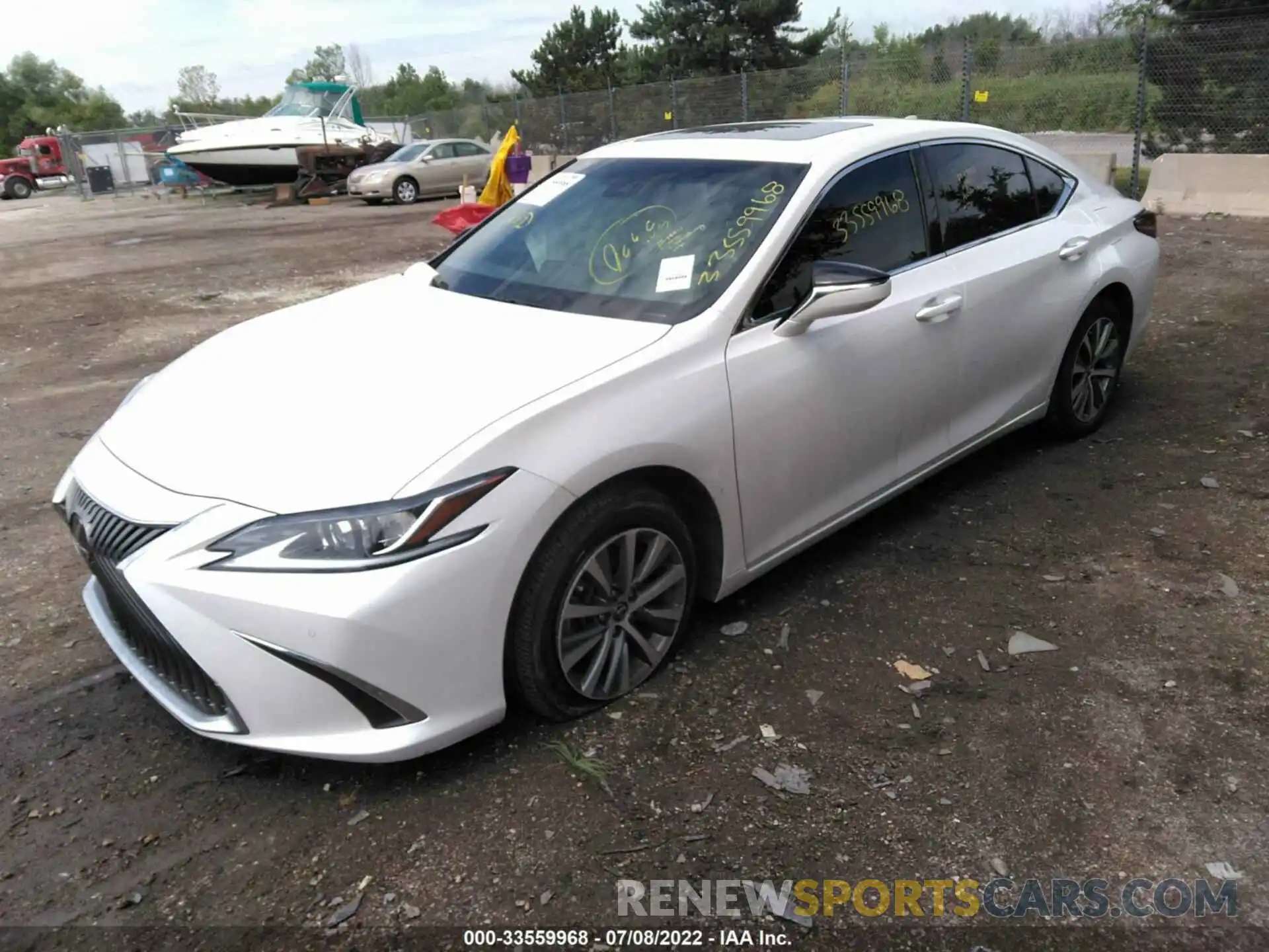 2 Photograph of a damaged car 58AD11D19MU002355 LEXUS ES 2021